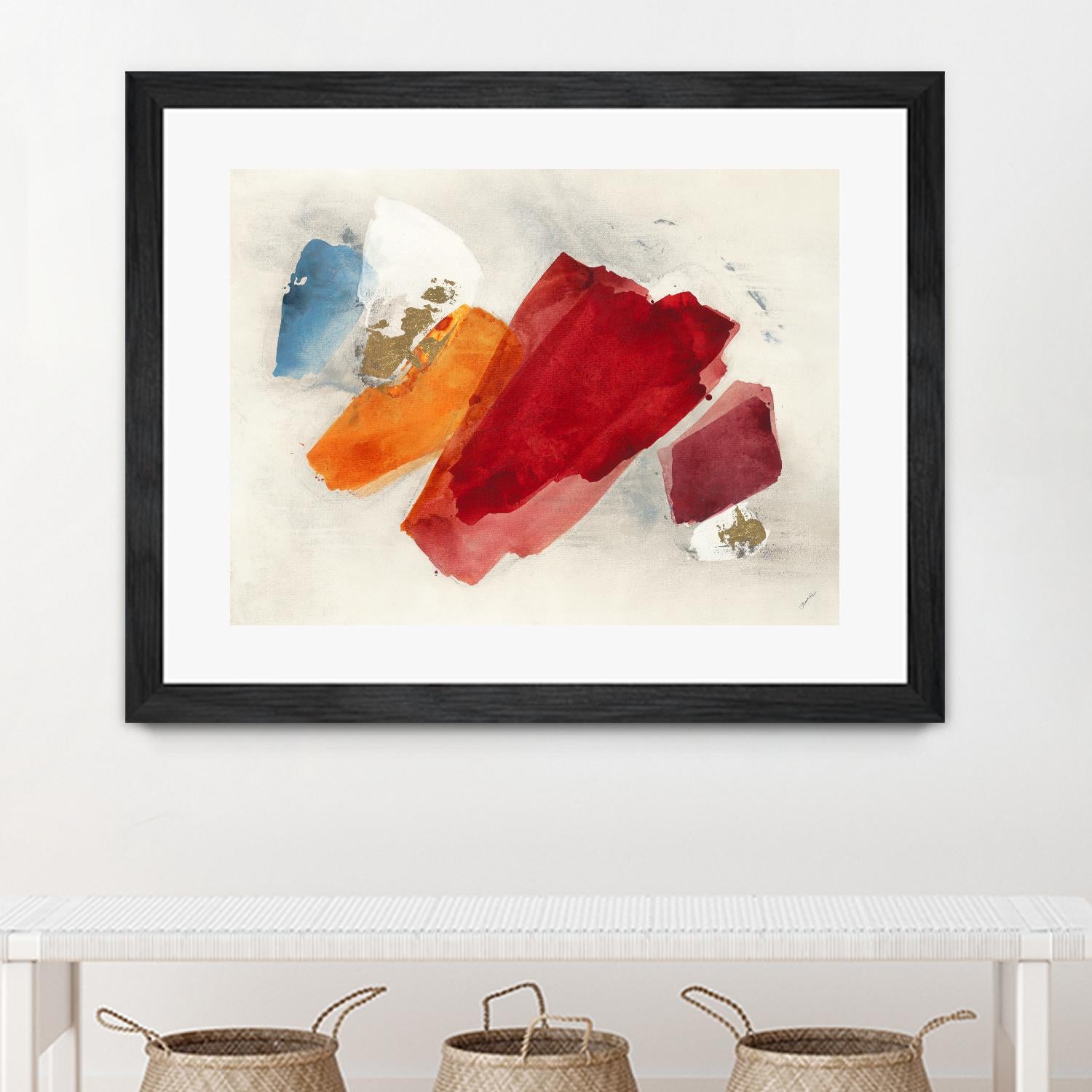 Equilibrium V4 by Leah Rei on GIANT ART - red shapes