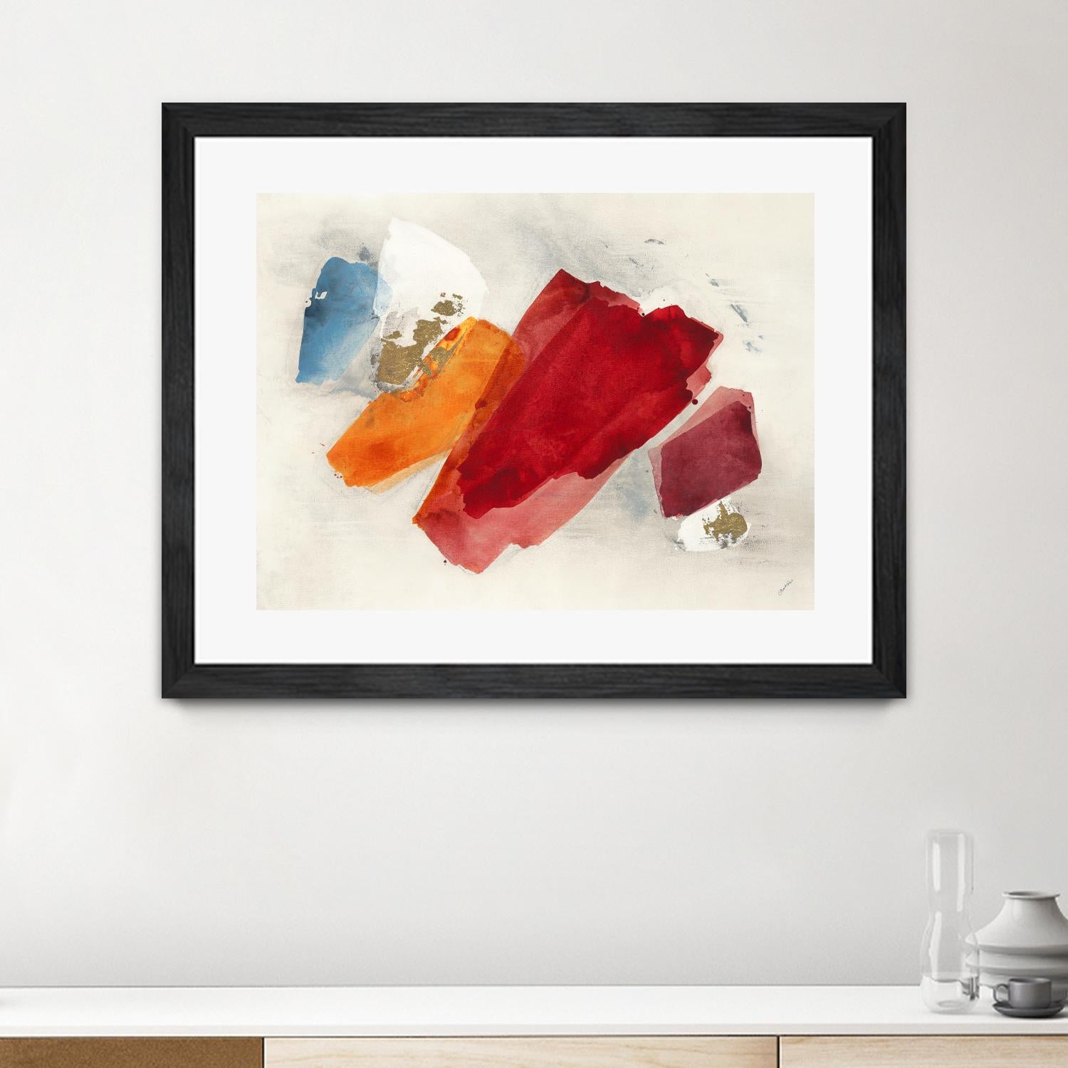 Equilibrium V4 by Leah Rei on GIANT ART - red shapes