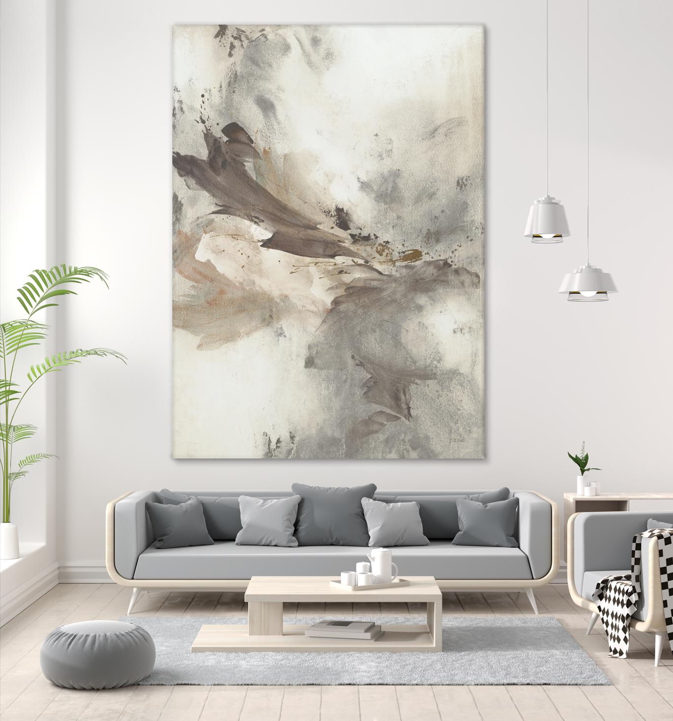 Intrinsic by Leah Rei on GIANT ART - grays abstract