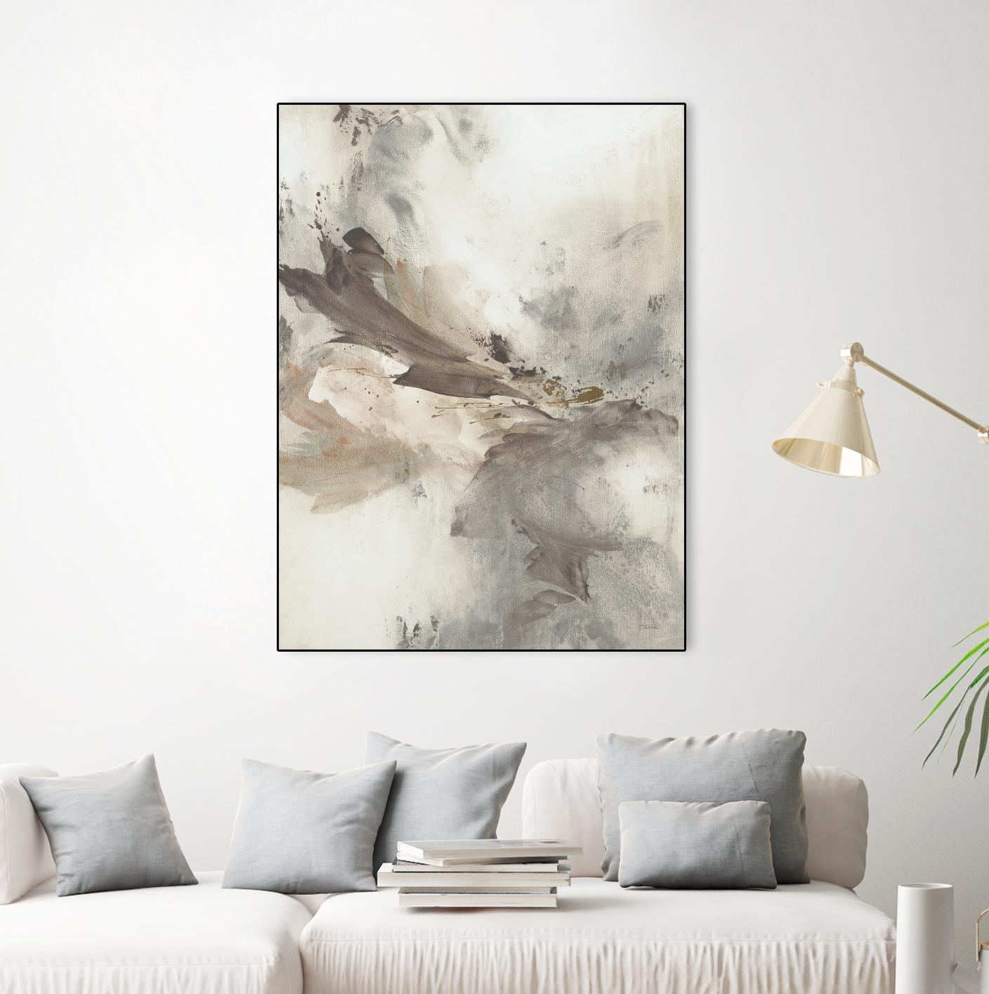 Intrinsic by Leah Rei on GIANT ART - grays abstract