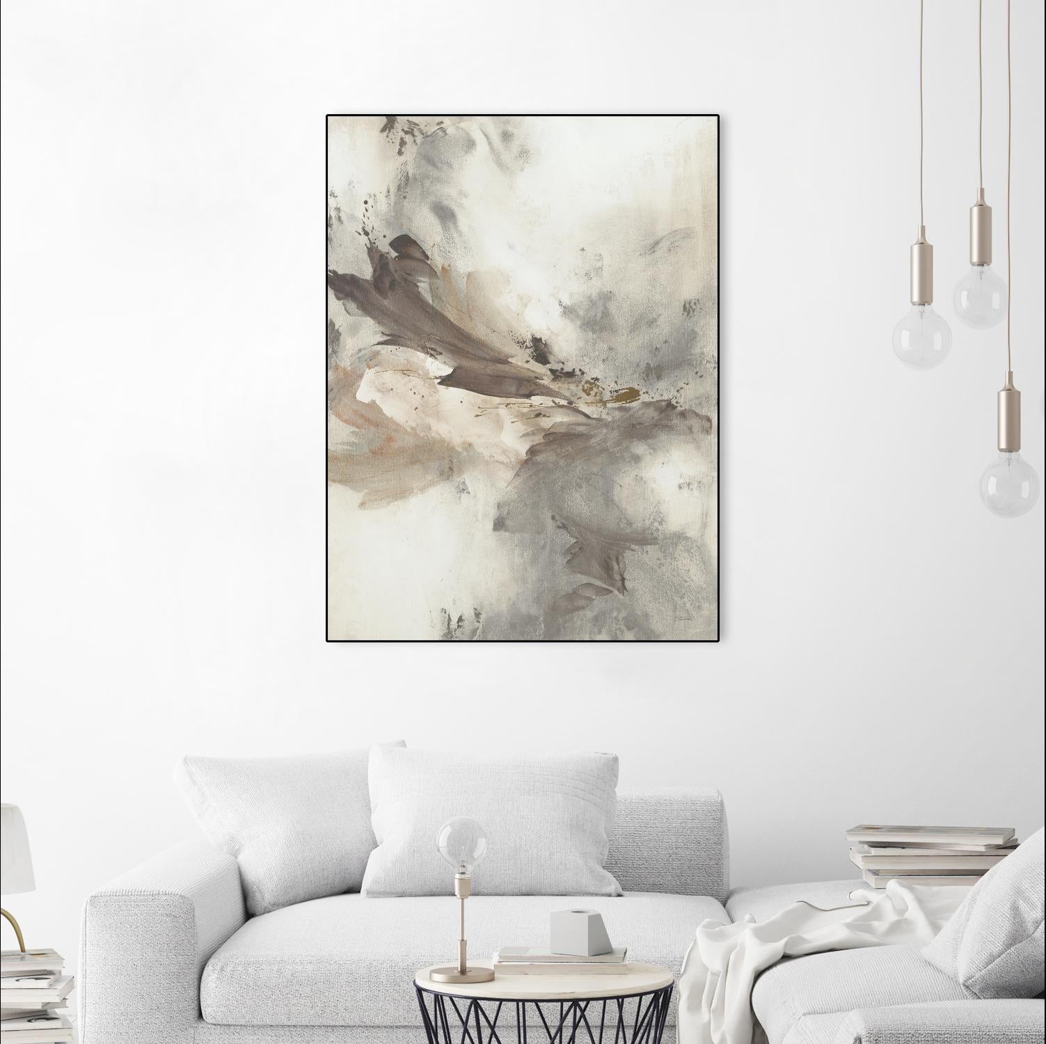 Intrinsic by Leah Rei on GIANT ART - grays abstract