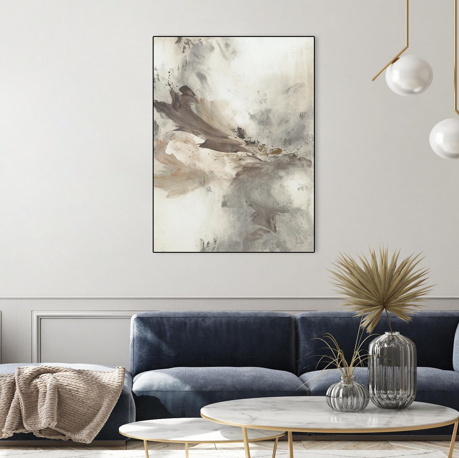 Intrinsic by Leah Rei on GIANT ART - grays abstract