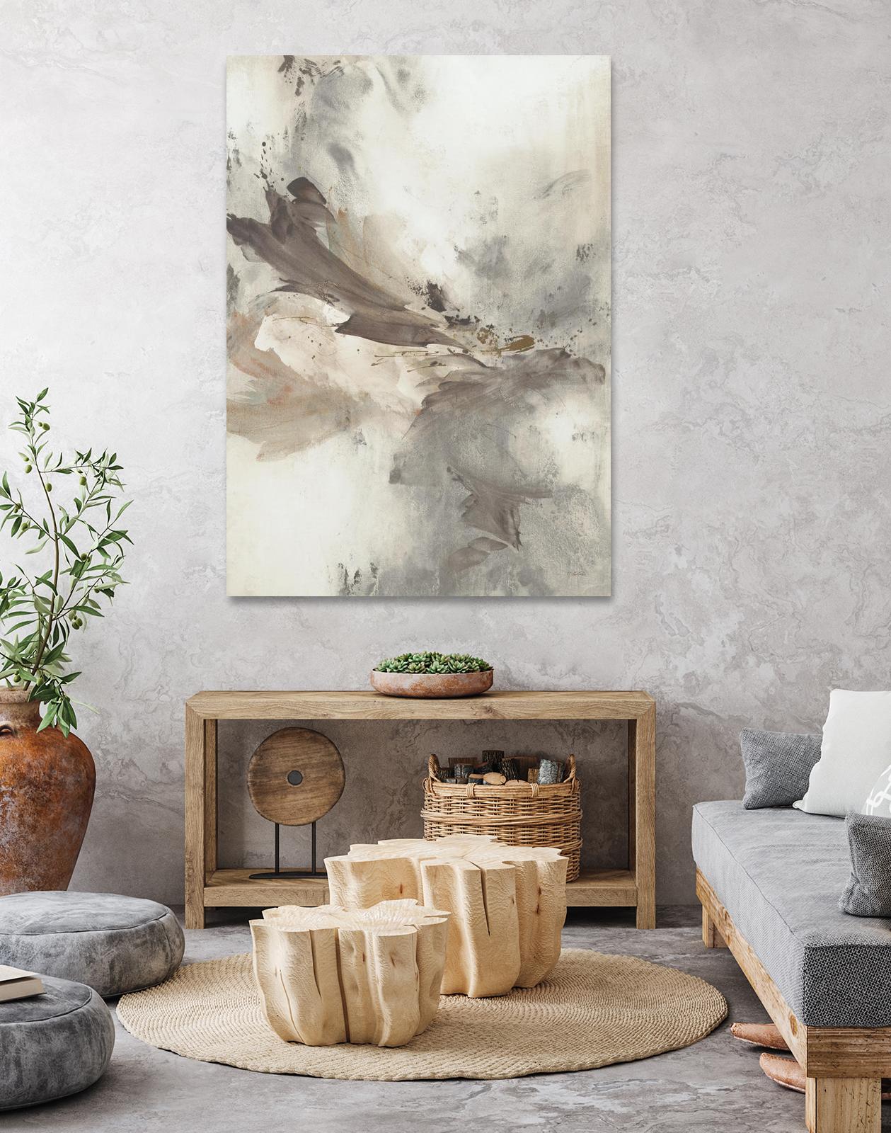 Intrinsic by Leah Rei on GIANT ART - grays abstract