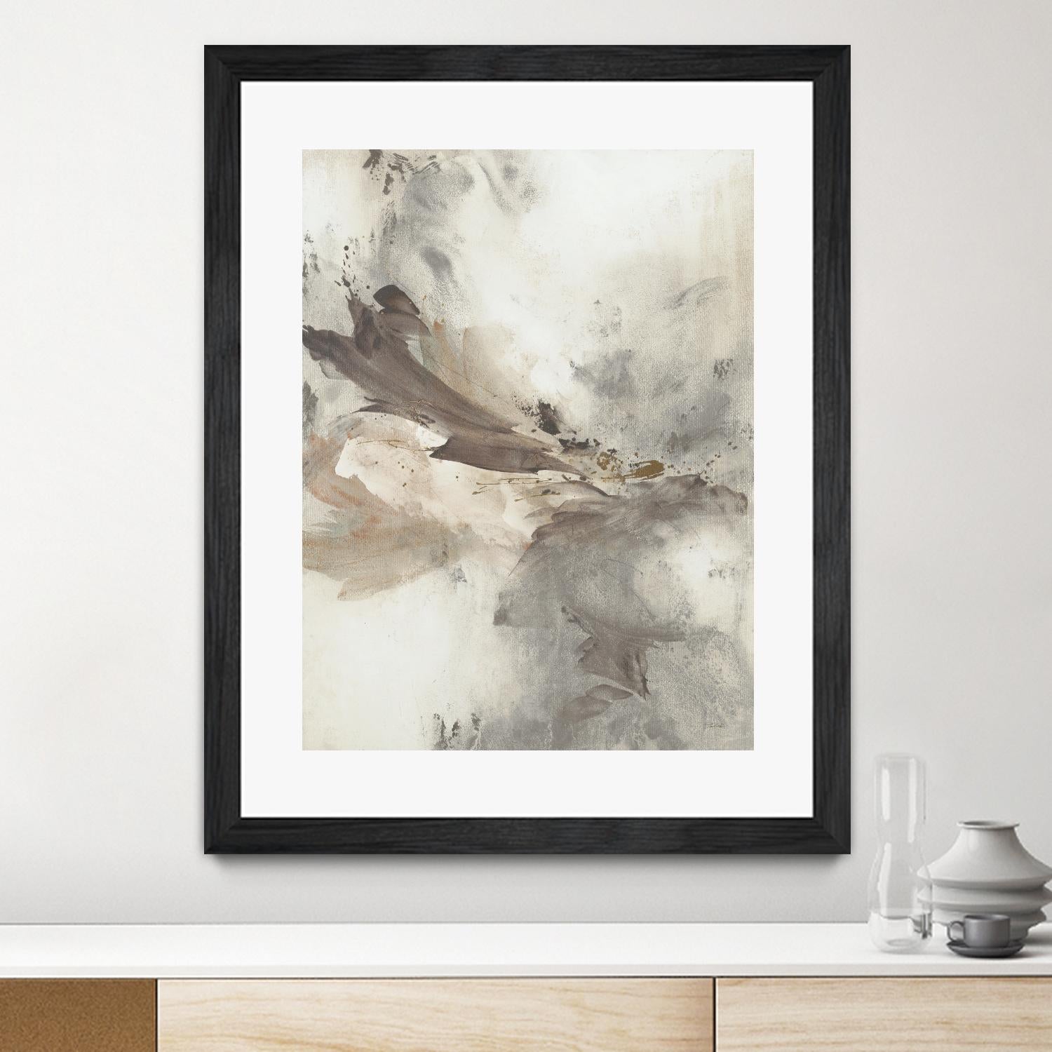 Intrinsic by Leah Rei on GIANT ART - grays abstract