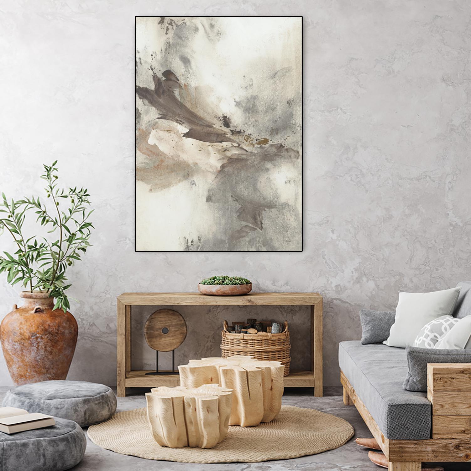 Intrinsic by Leah Rei on GIANT ART - grays abstract