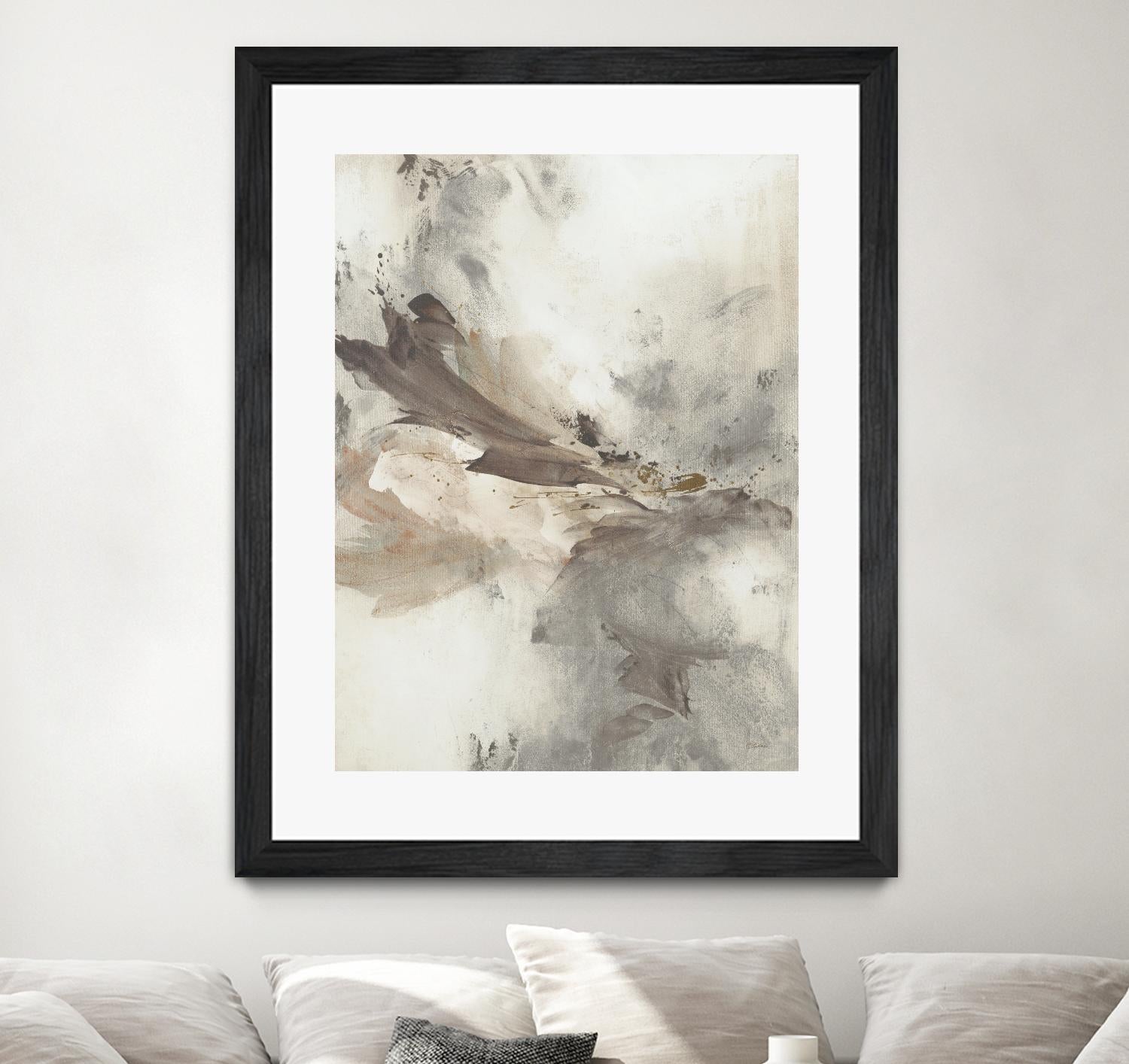 Intrinsic by Leah Rei on GIANT ART - grays abstract