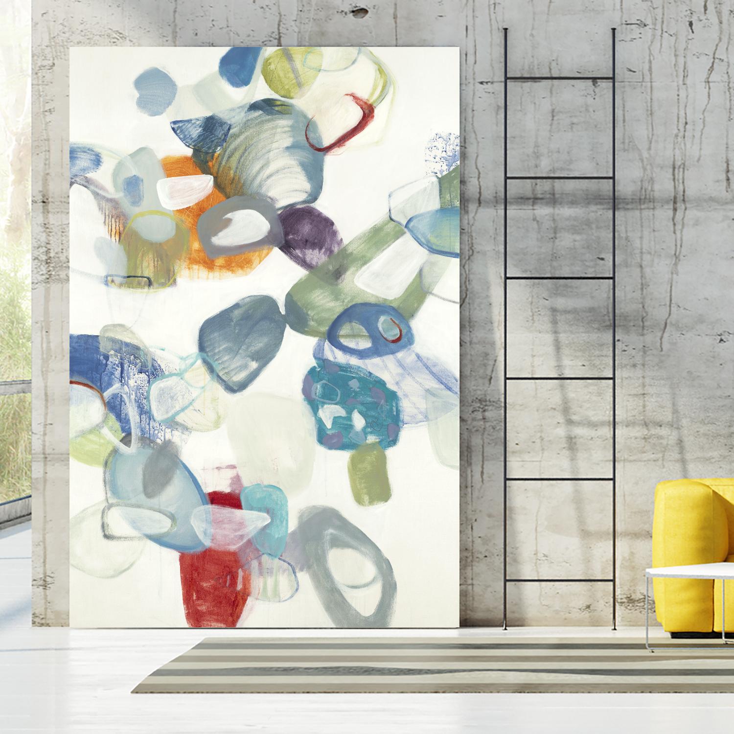 Party Time II by Lisa Ridgers on GIANT ART - blues abstract