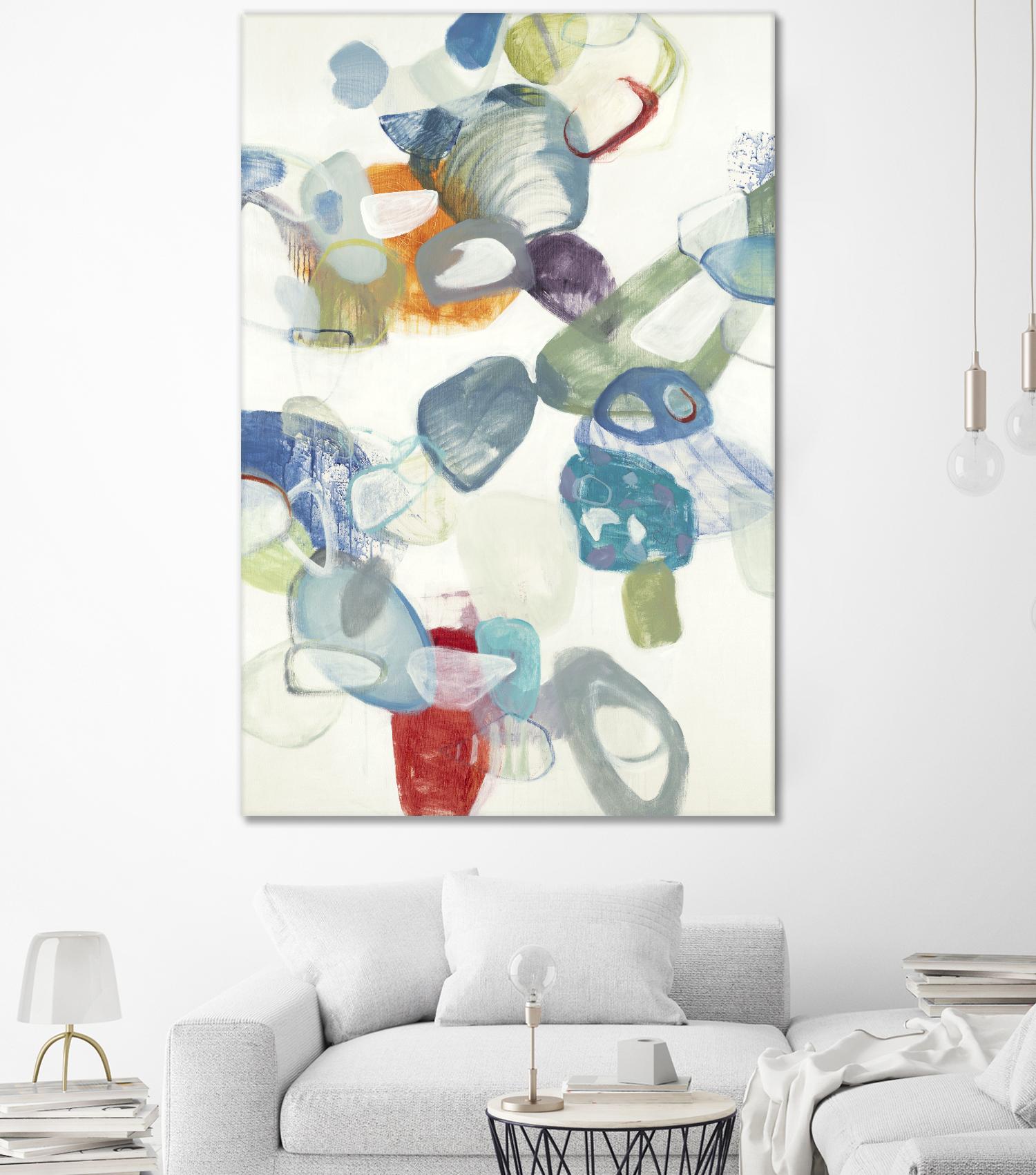 Party Time II by Lisa Ridgers on GIANT ART - blues abstract