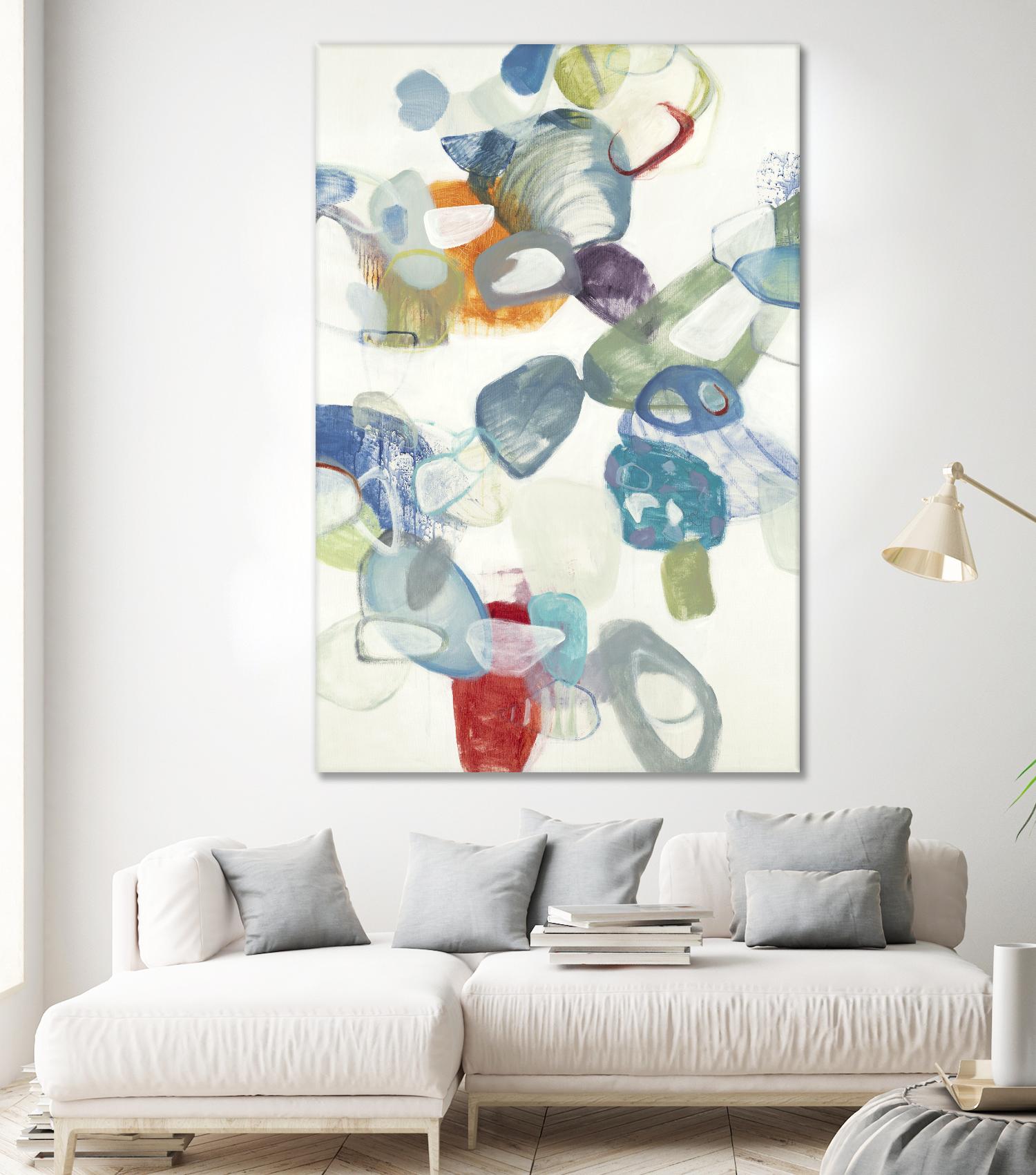 Party Time II by Lisa Ridgers on GIANT ART - blues abstract