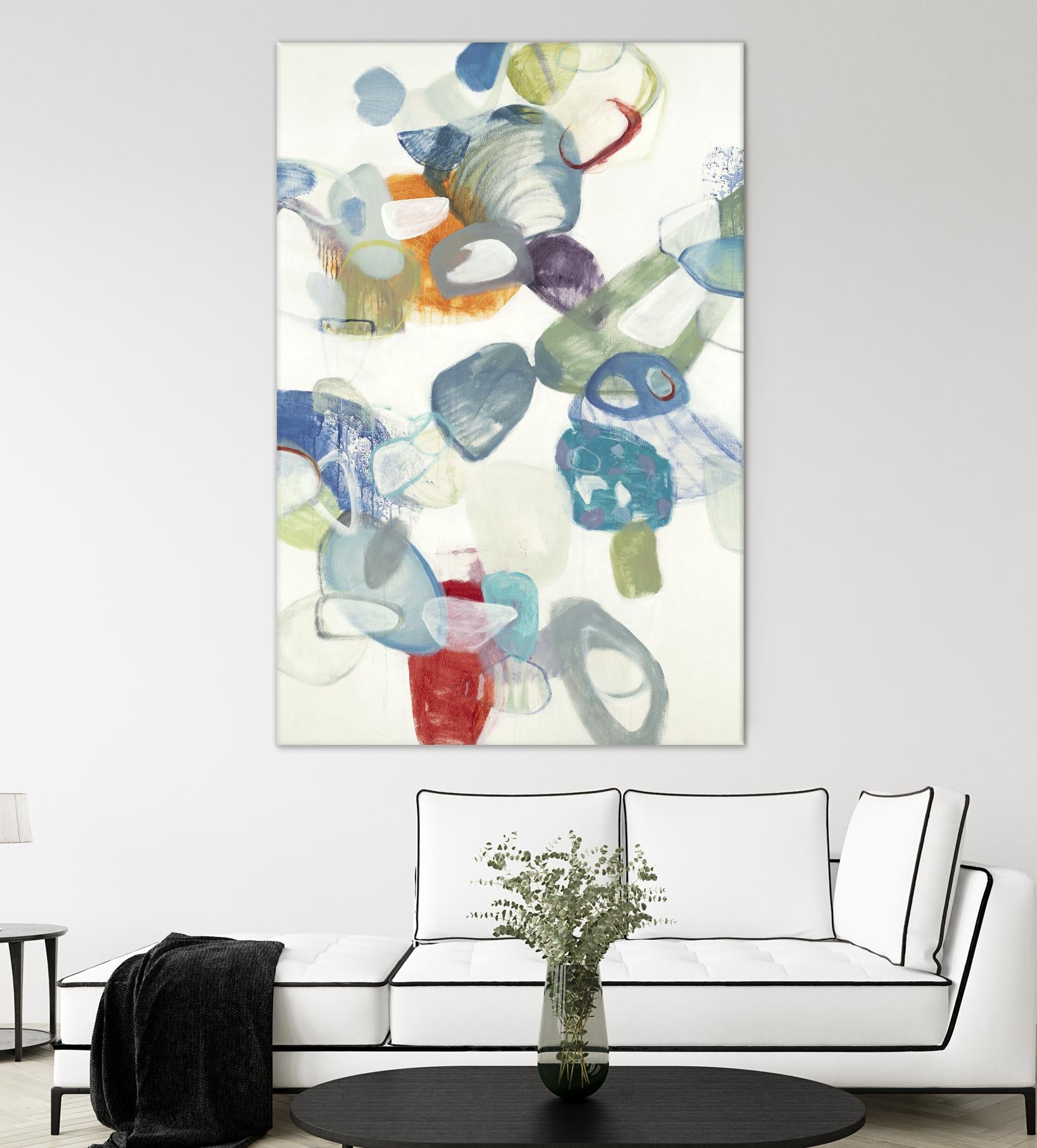 Party Time II by Lisa Ridgers on GIANT ART - blues abstract