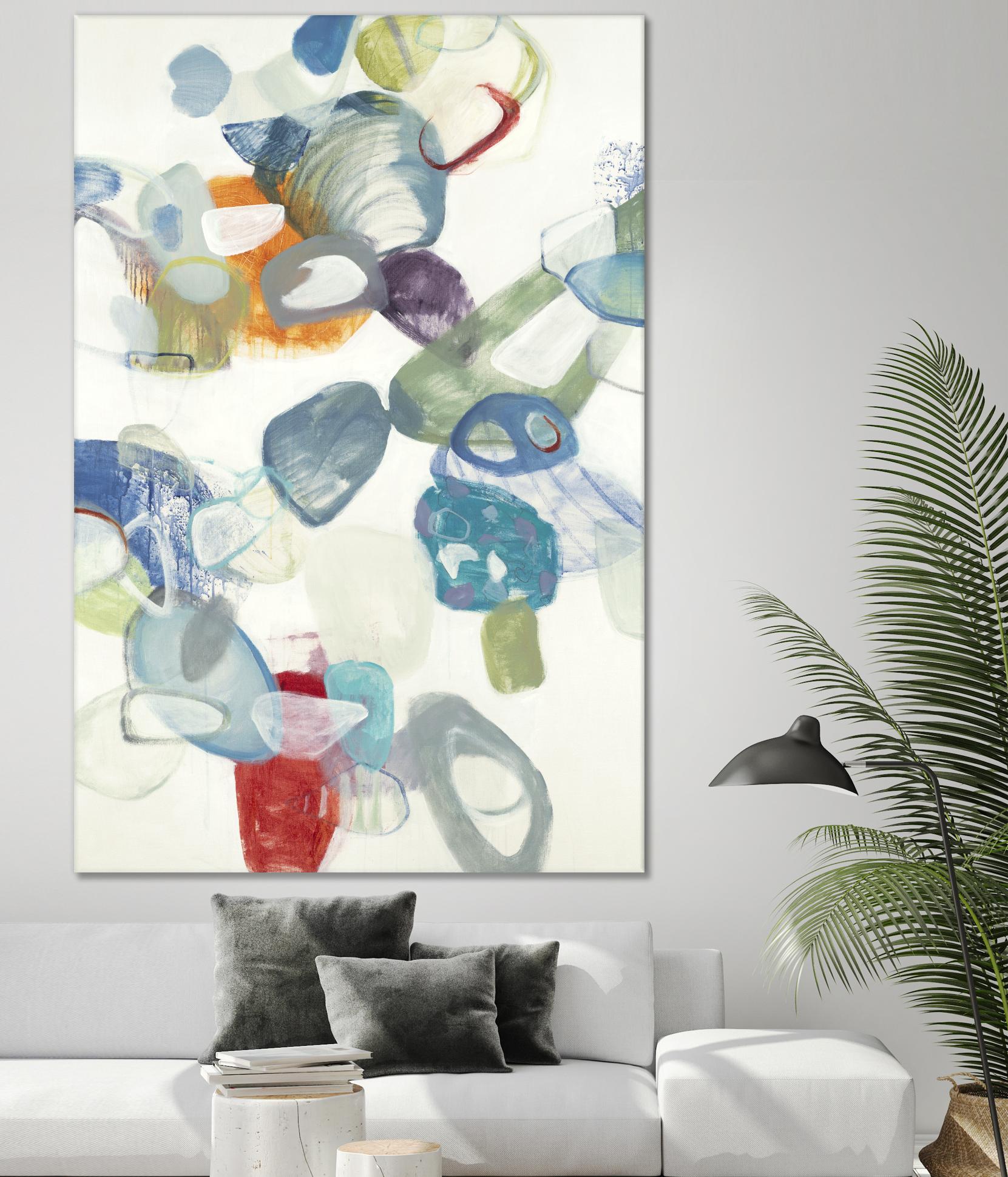 Party Time II by Lisa Ridgers on GIANT ART - blues abstract