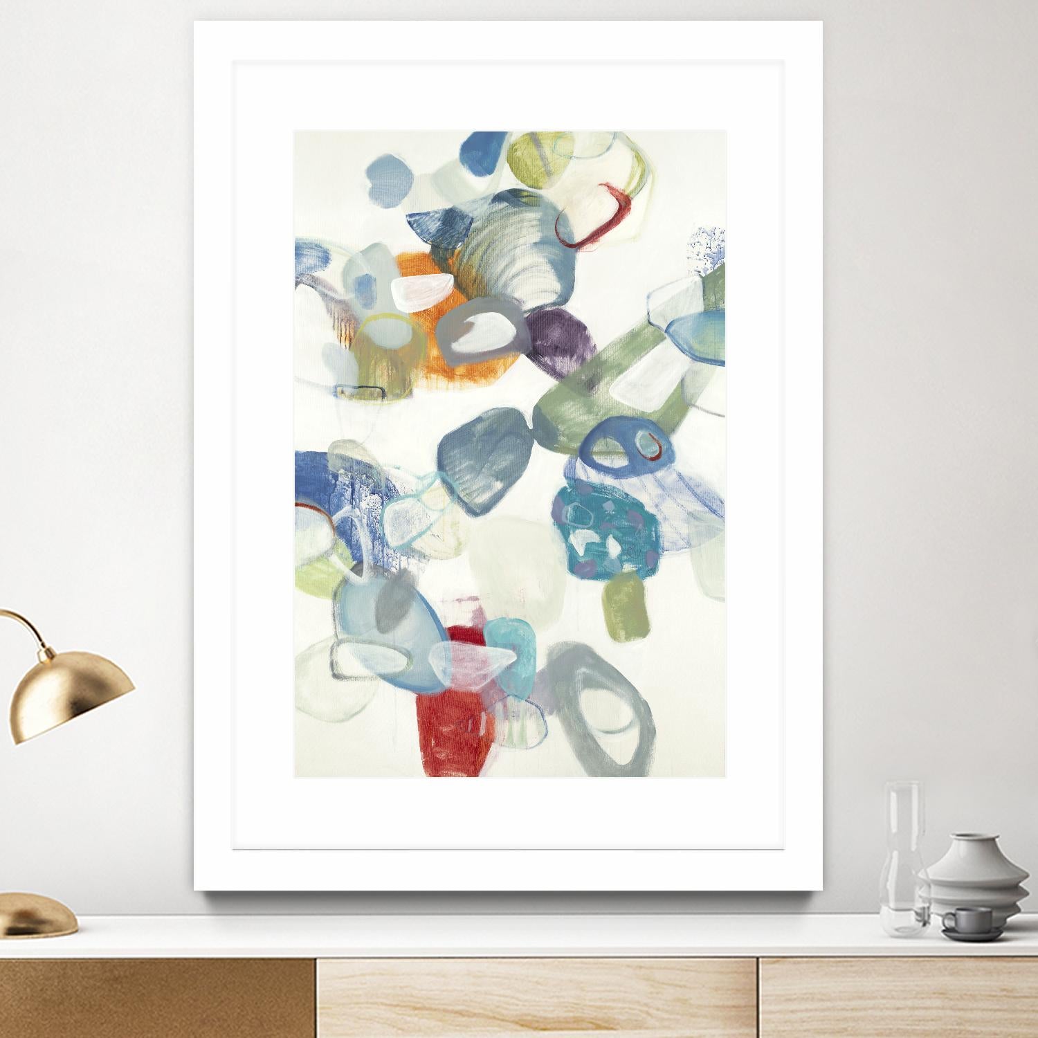 Party Time II by Lisa Ridgers on GIANT ART - blues abstract