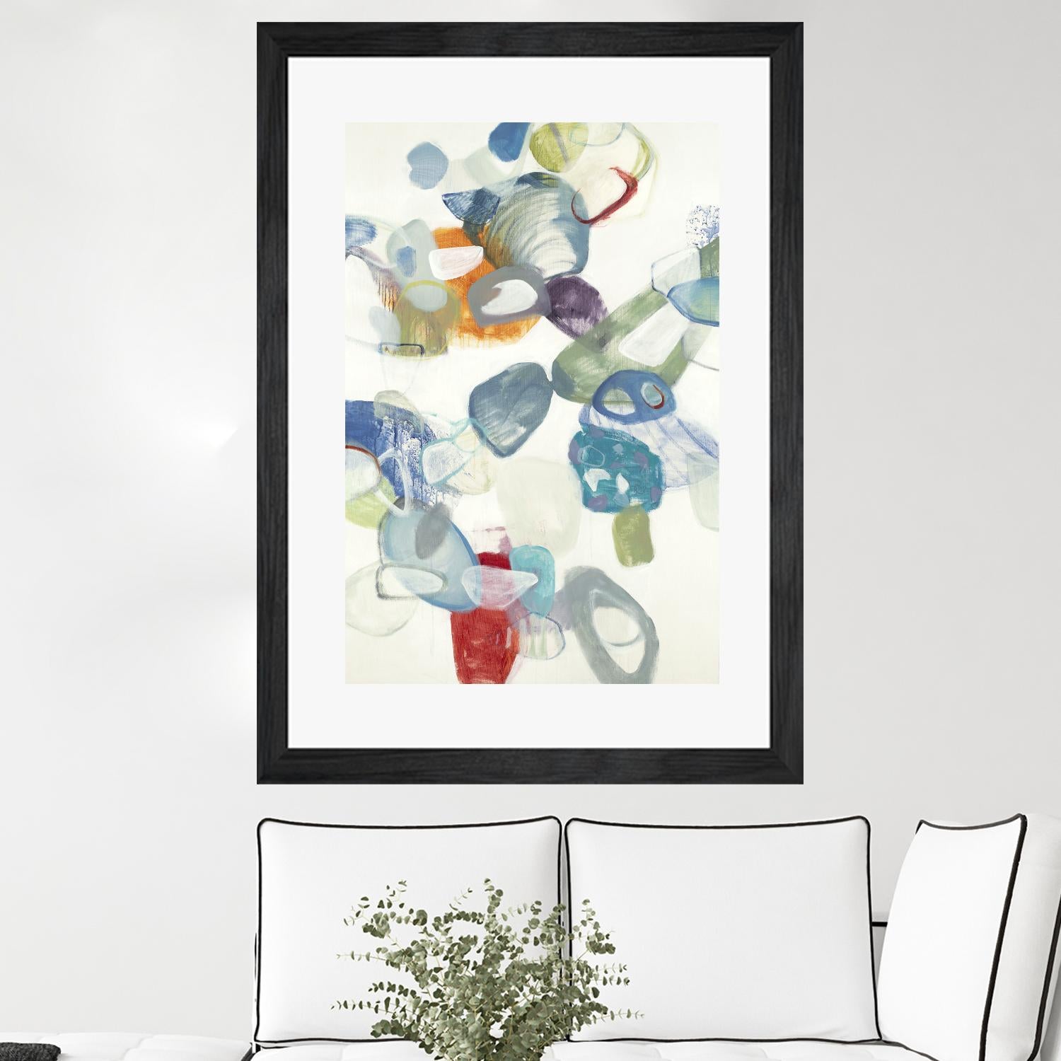 Party Time II by Lisa Ridgers on GIANT ART - blues abstract