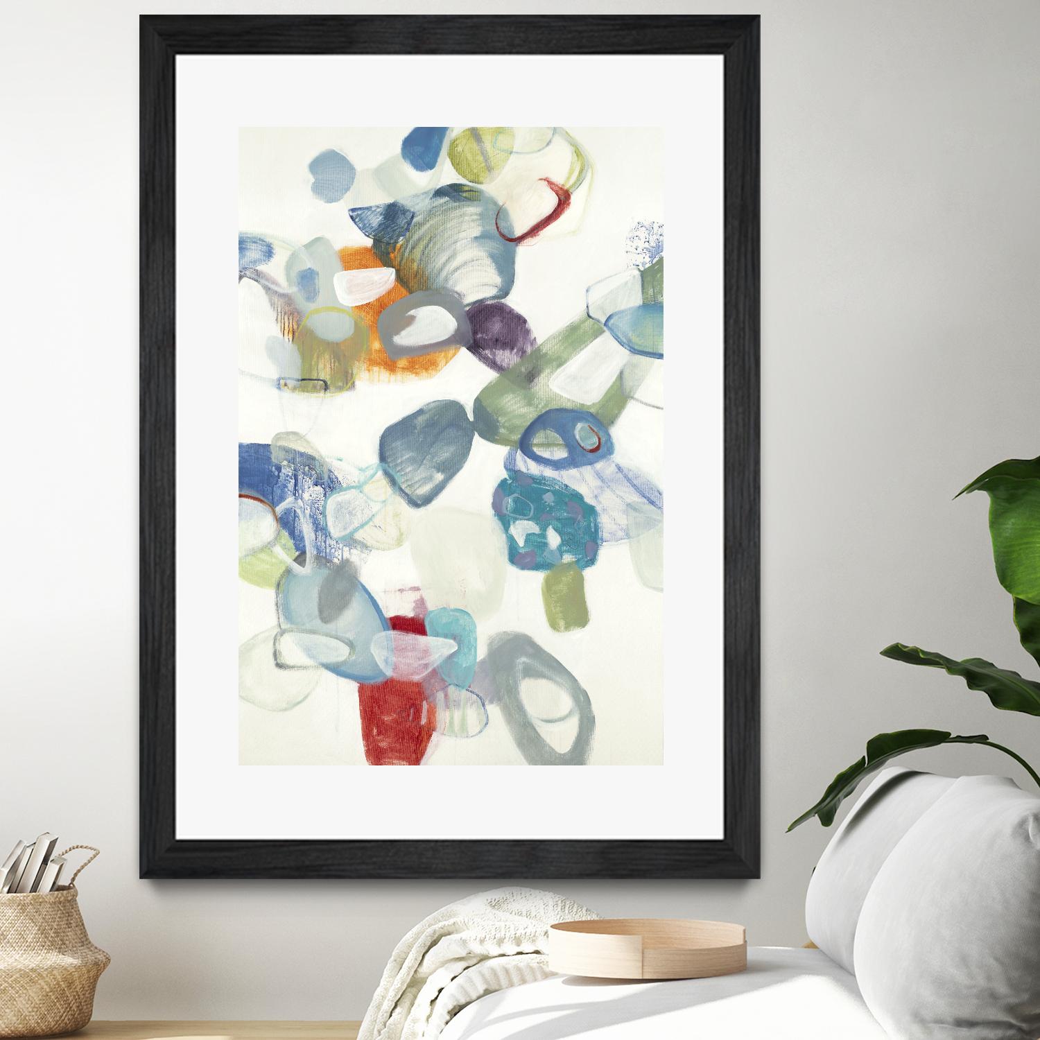 Party Time II by Lisa Ridgers on GIANT ART - blues abstract