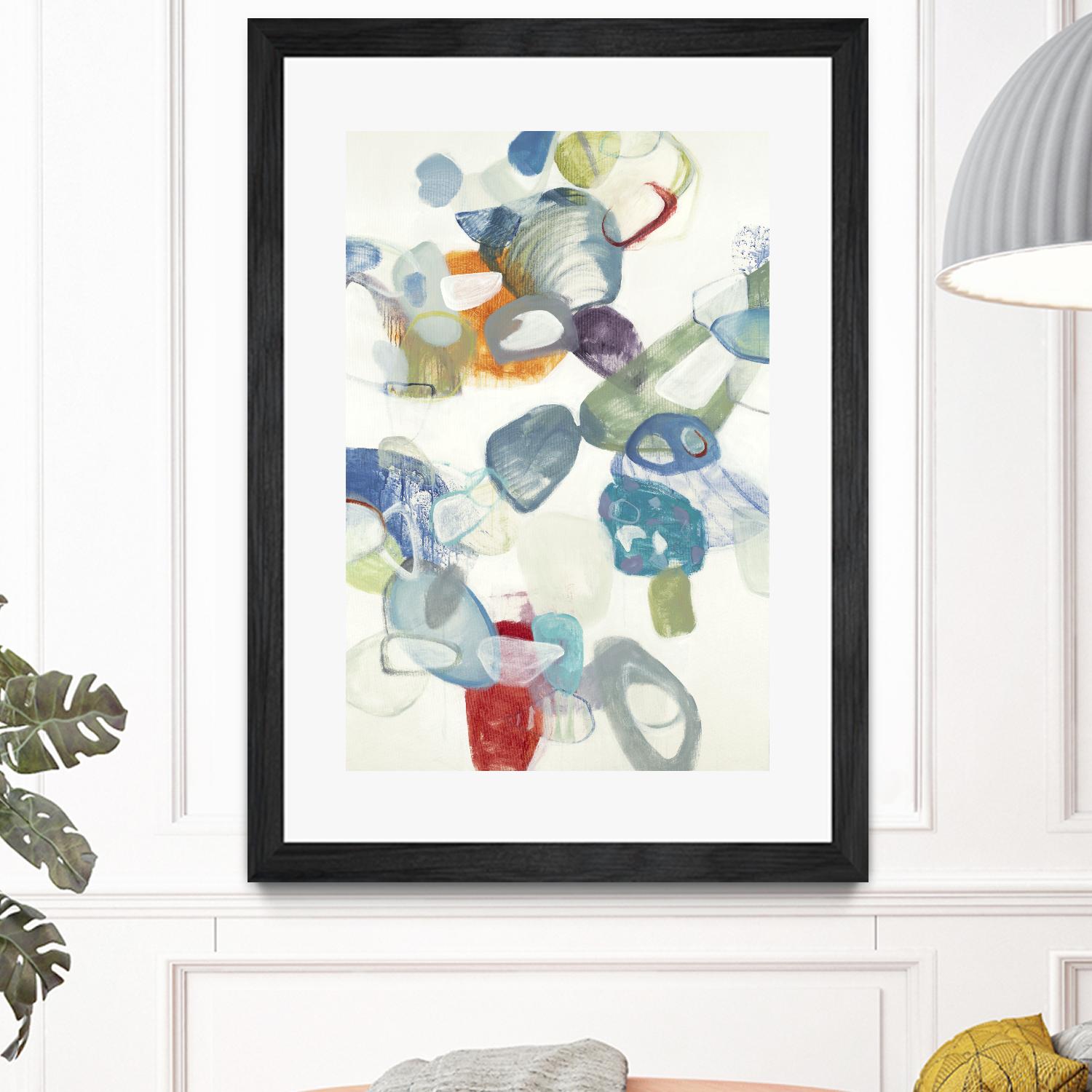 Party Time II by Lisa Ridgers on GIANT ART - blues abstract