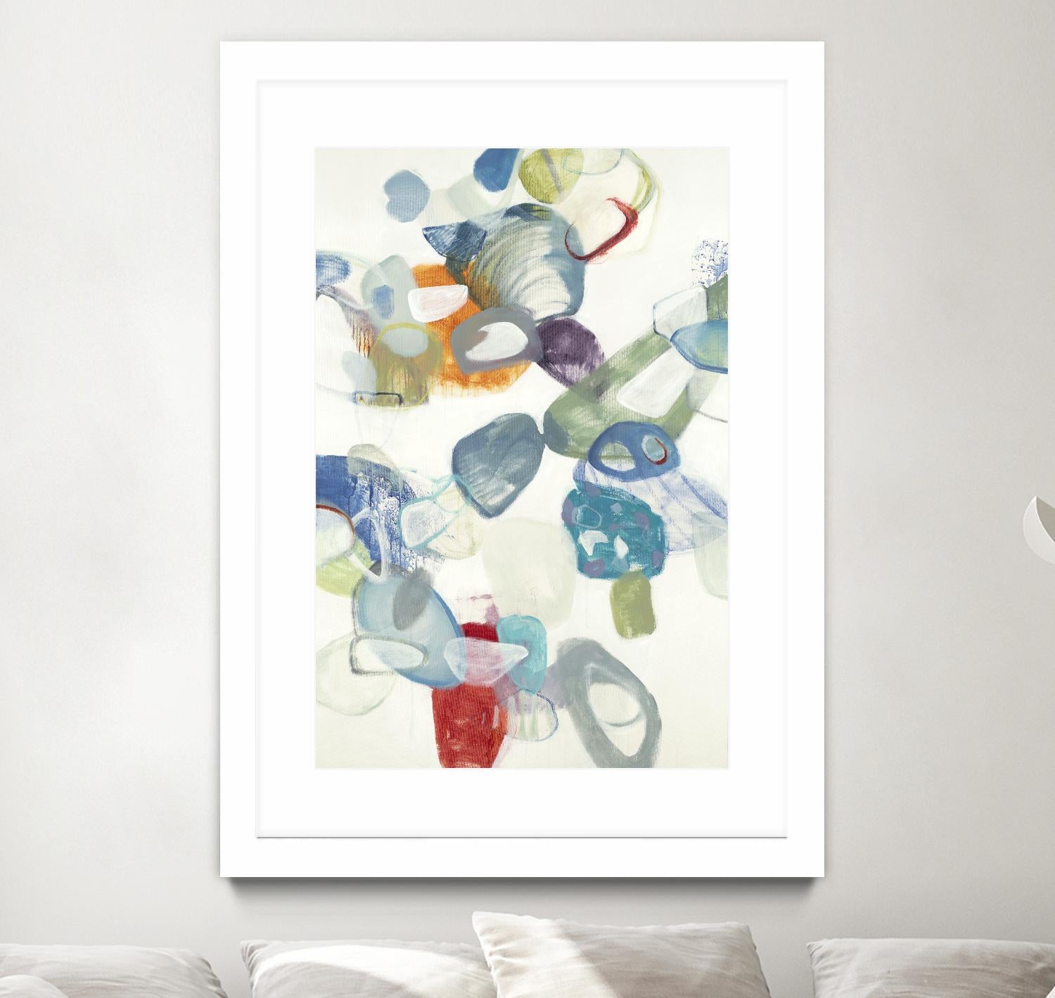 Party Time II by Lisa Ridgers on GIANT ART - blues abstract