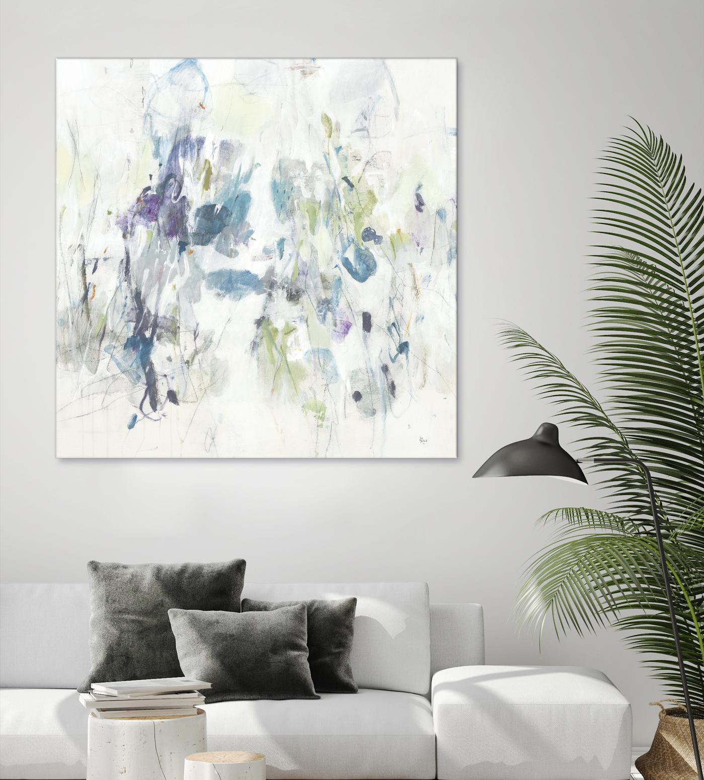 Keep in Touch by Lisa Ridgers on GIANT ART - blues abstract