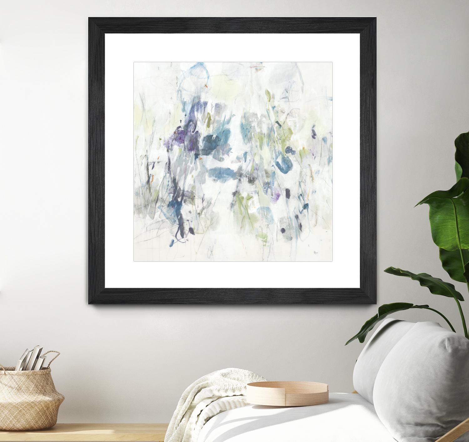 Keep in Touch by Lisa Ridgers on GIANT ART - blues abstract