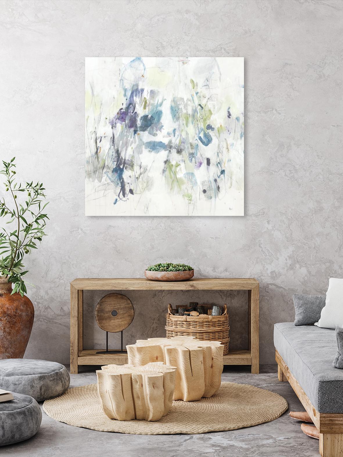 Keep in Touch by Lisa Ridgers on GIANT ART - blues abstract