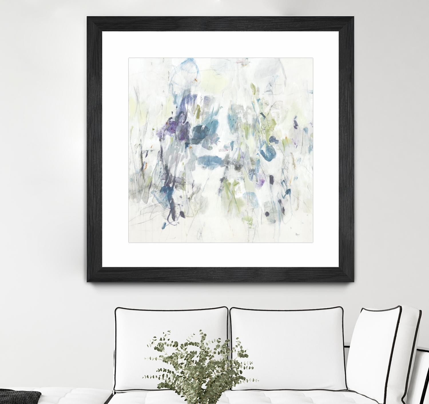 Keep in Touch by Lisa Ridgers on GIANT ART - blues abstract