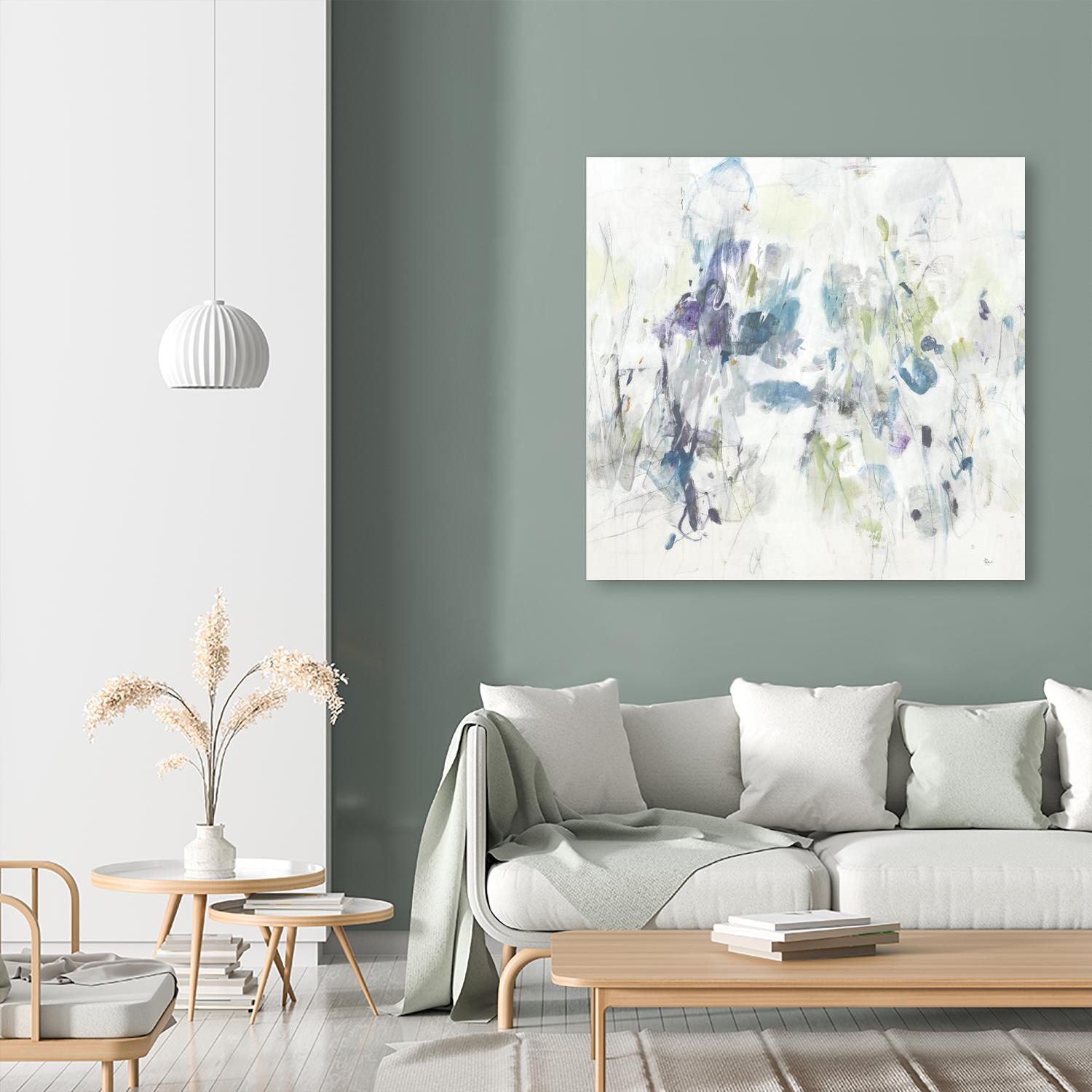 Keep in Touch by Lisa Ridgers on GIANT ART - blues abstract