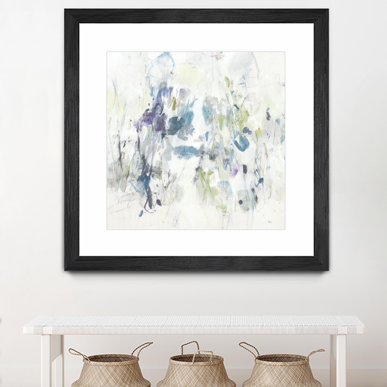 Keep in Touch by Lisa Ridgers on GIANT ART - blues abstract