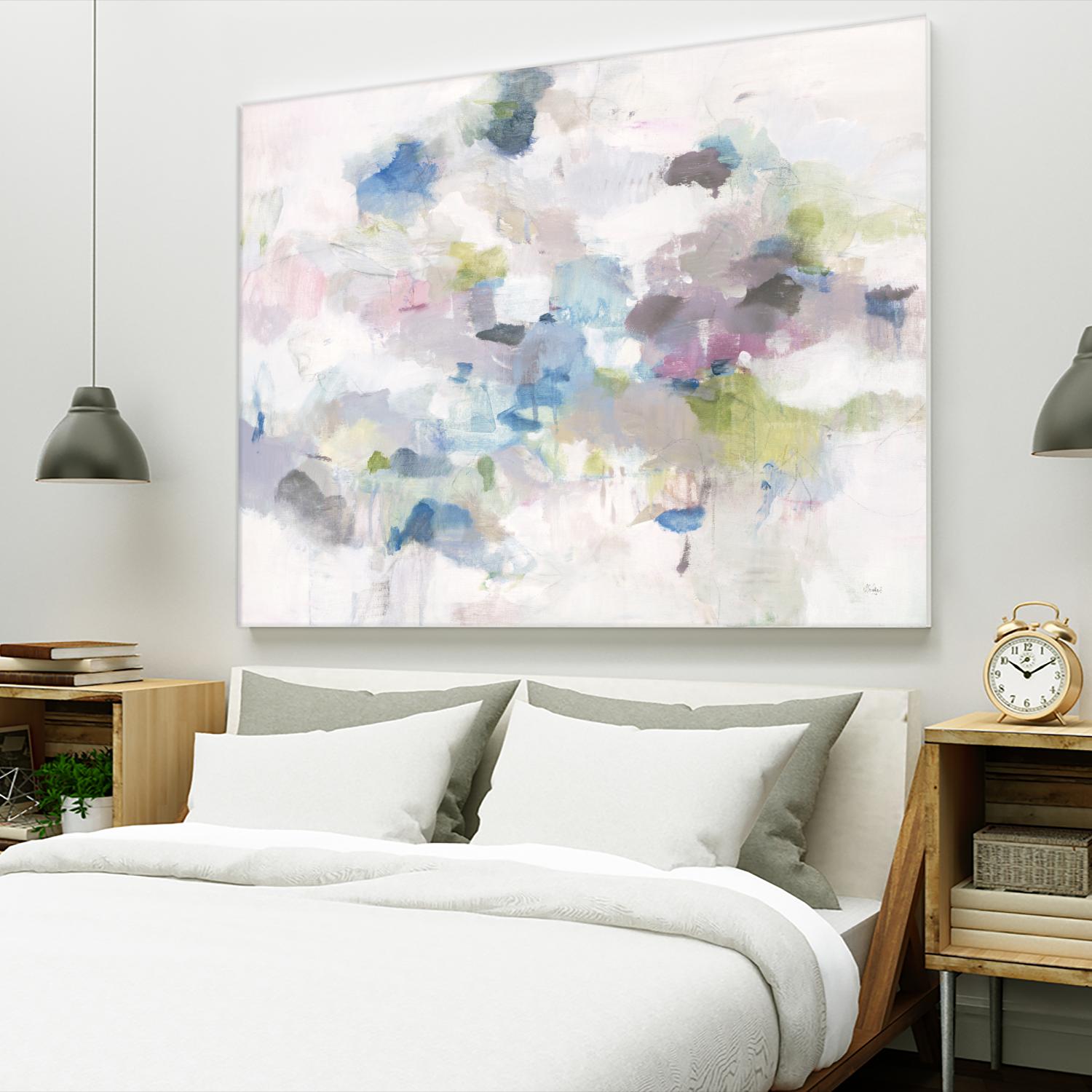 Once Again by Lisa Ridgers on GIANT ART - blues abstract