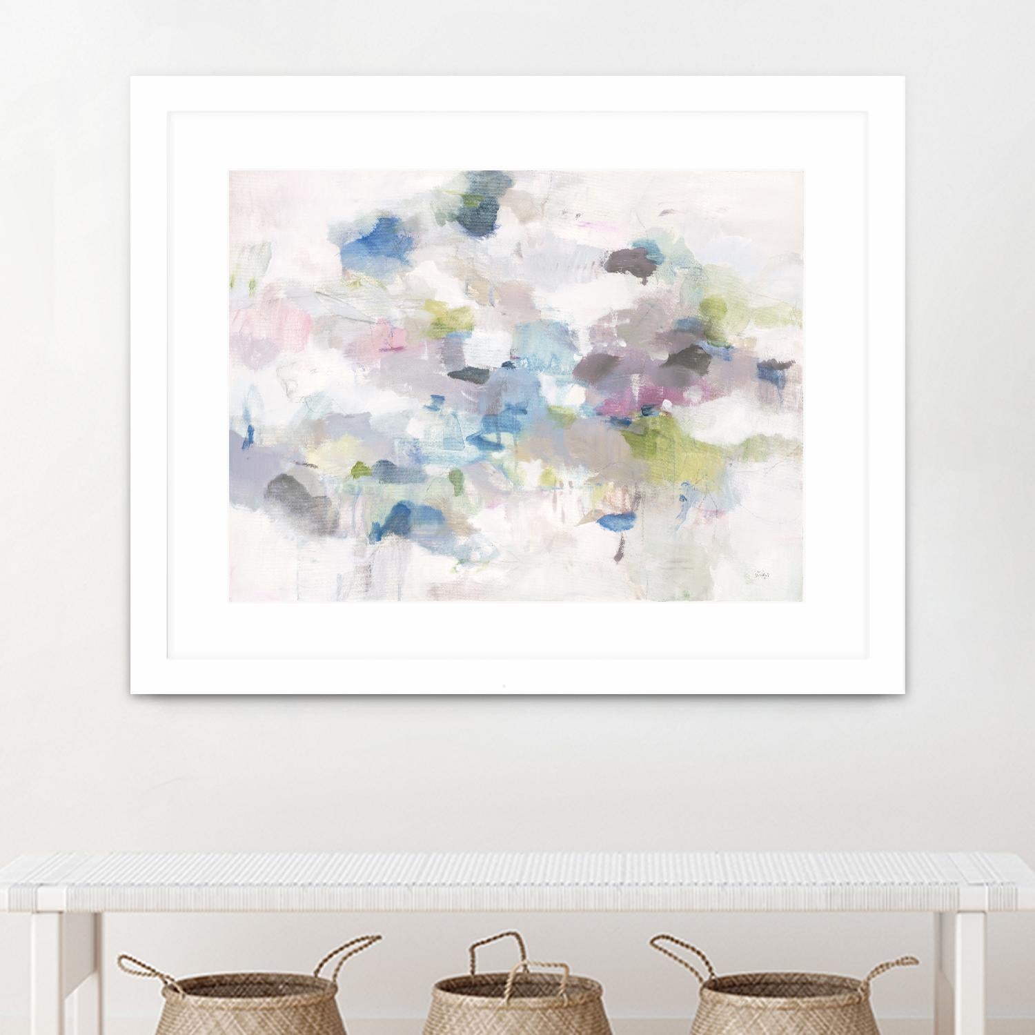 Once Again by Lisa Ridgers on GIANT ART - blues abstract