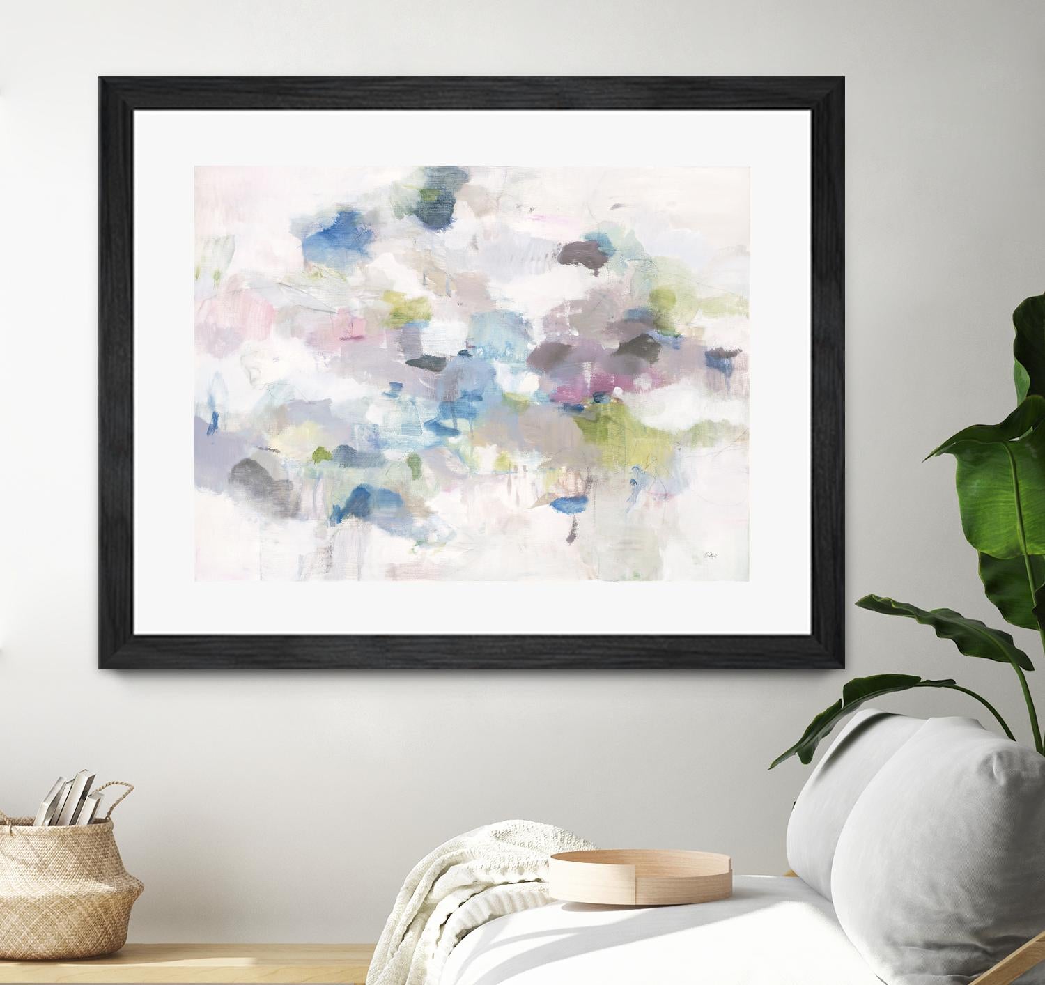 Once Again by Lisa Ridgers on GIANT ART - blues abstract