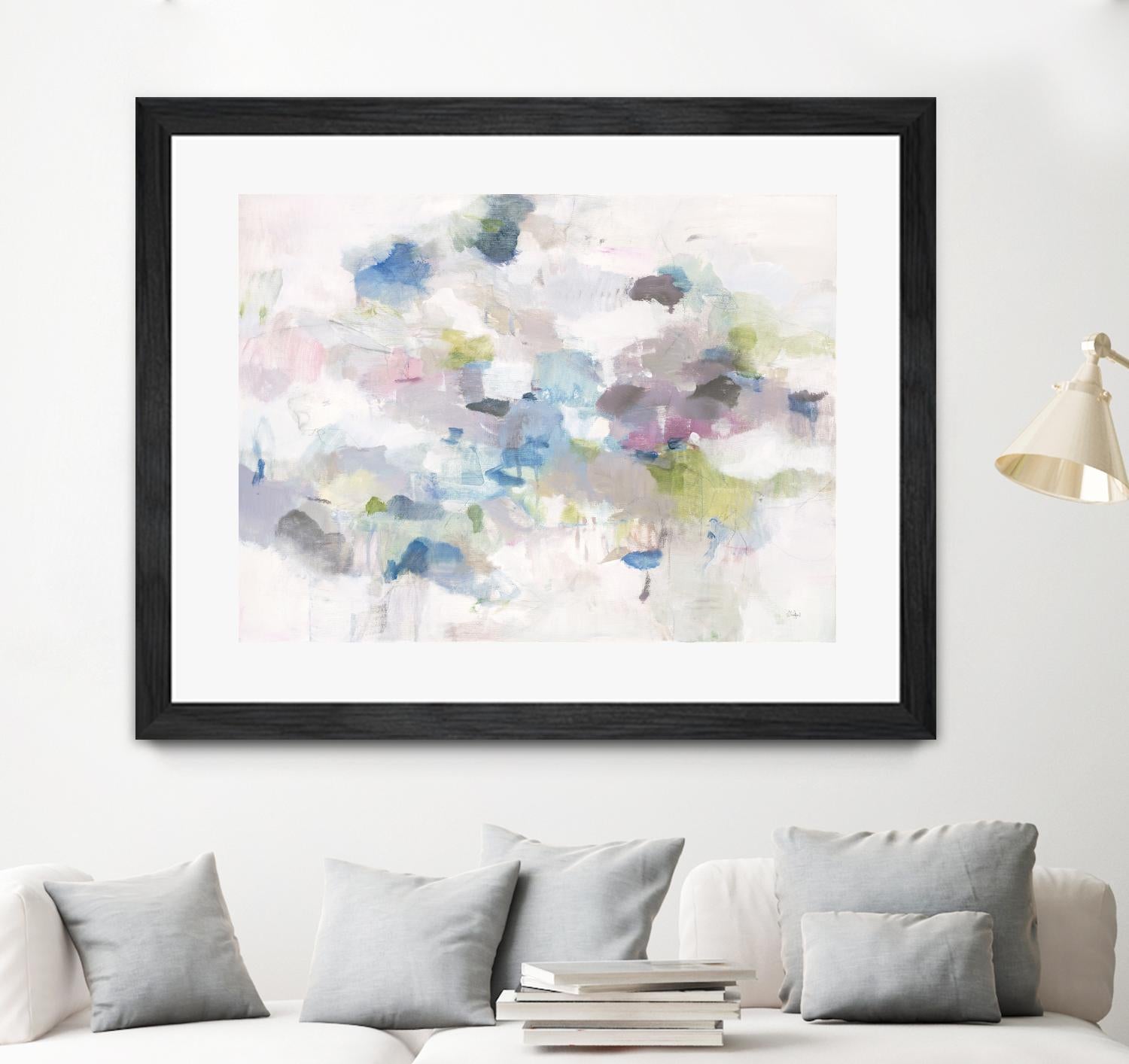 Once Again by Lisa Ridgers on GIANT ART - blues abstract