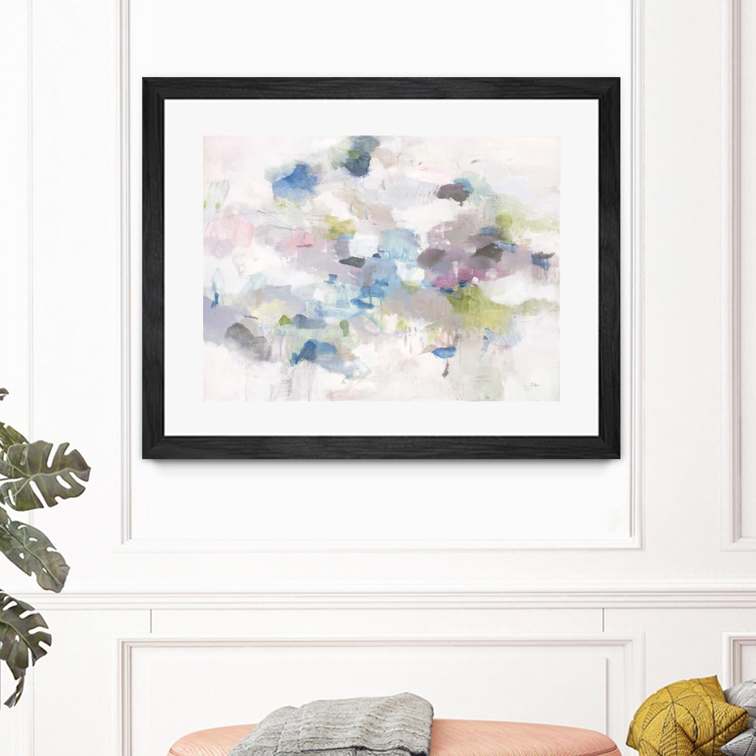 Once Again by Lisa Ridgers on GIANT ART - blues abstract