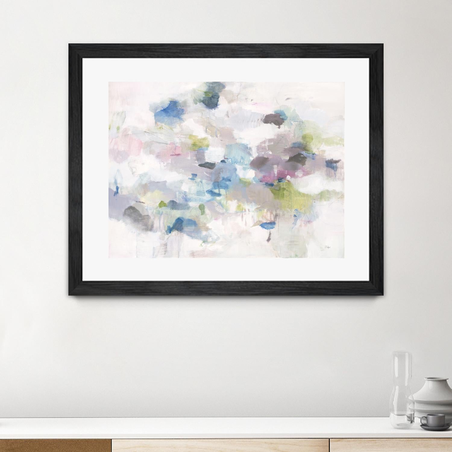 Once Again by Lisa Ridgers on GIANT ART - blues abstract