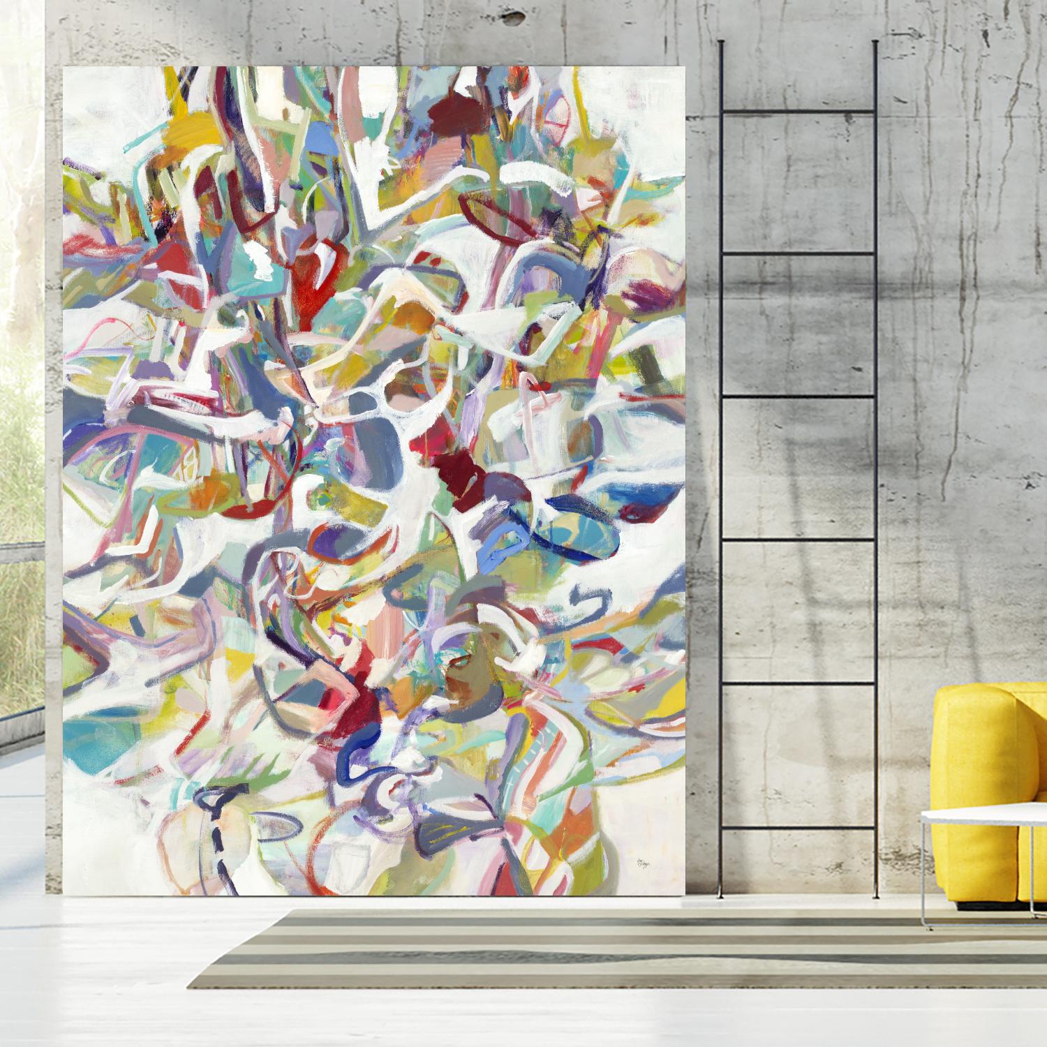 Today In Play by Lisa Ridgers on GIANT ART - blues abstract