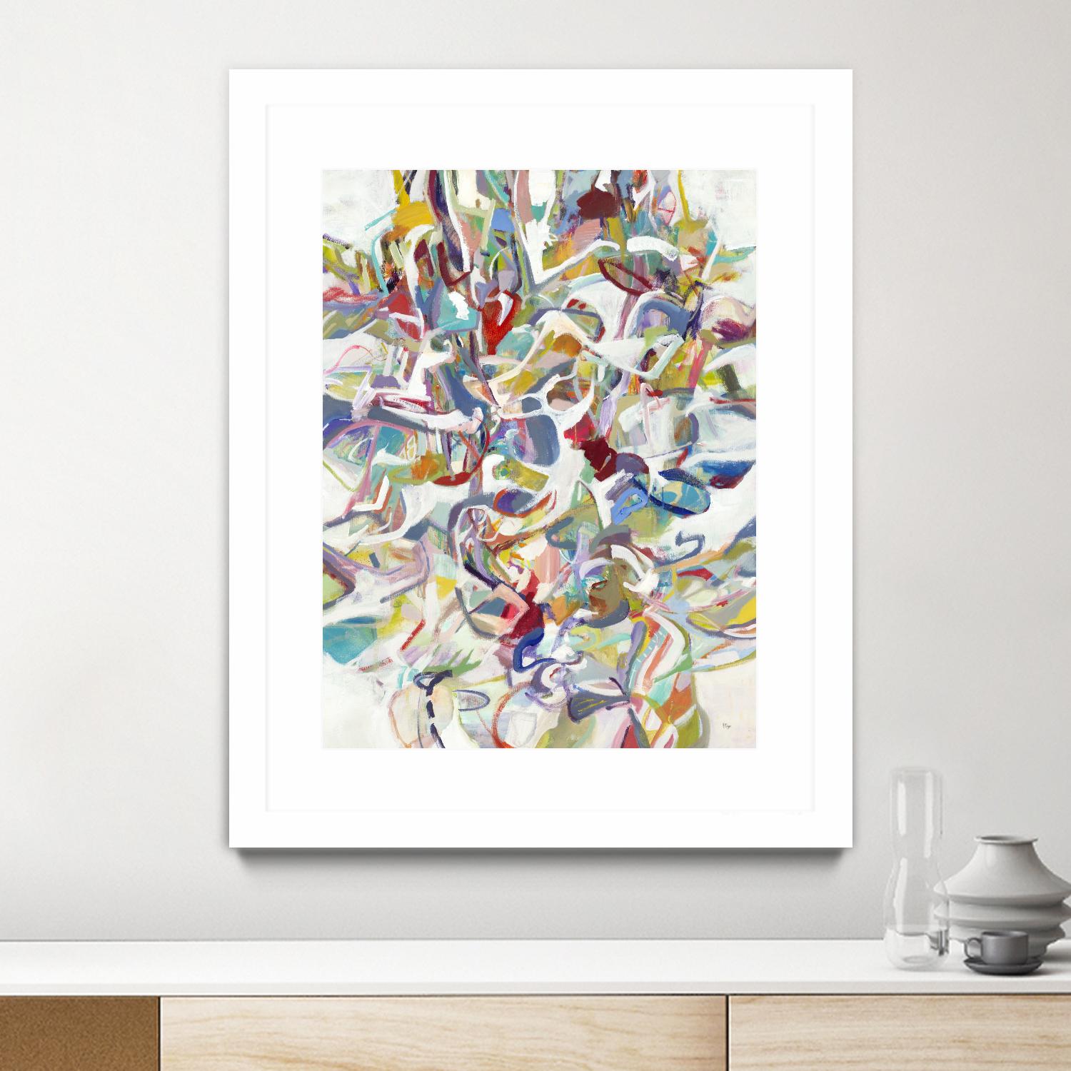 Today In Play by Lisa Ridgers on GIANT ART - blues abstract