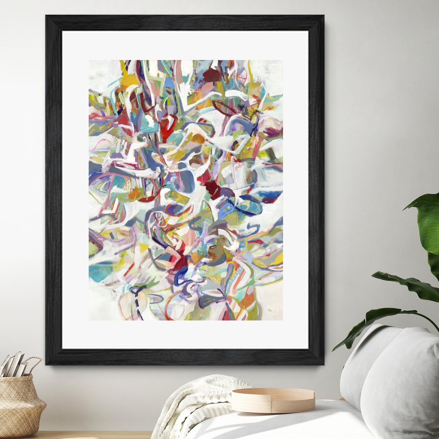 Today In Play by Lisa Ridgers on GIANT ART - blues abstract