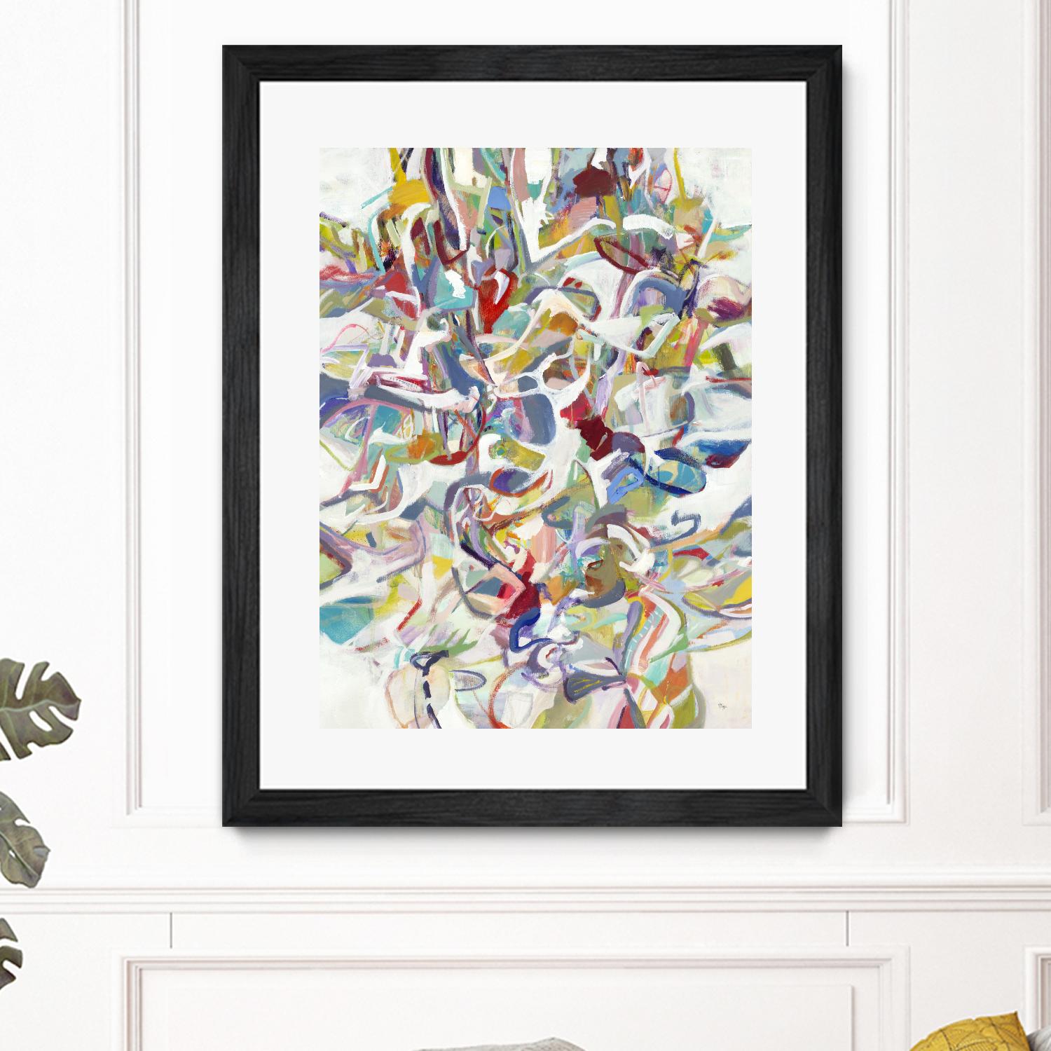 Today In Play by Lisa Ridgers on GIANT ART - blues abstract