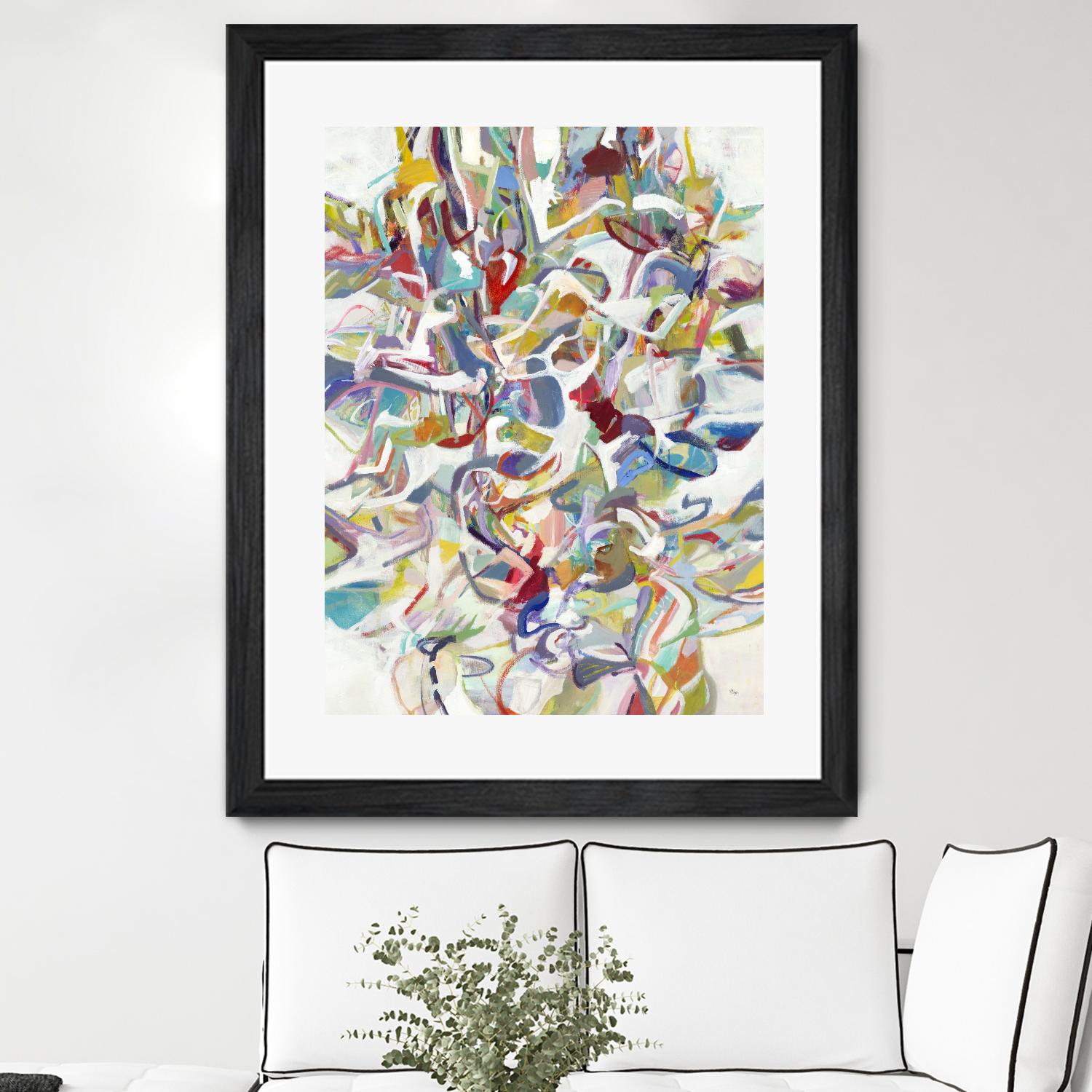 Today In Play by Lisa Ridgers on GIANT ART - blues abstract