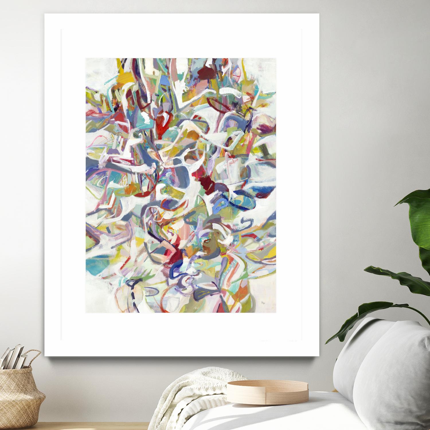 Today In Play by Lisa Ridgers on GIANT ART - blues abstract