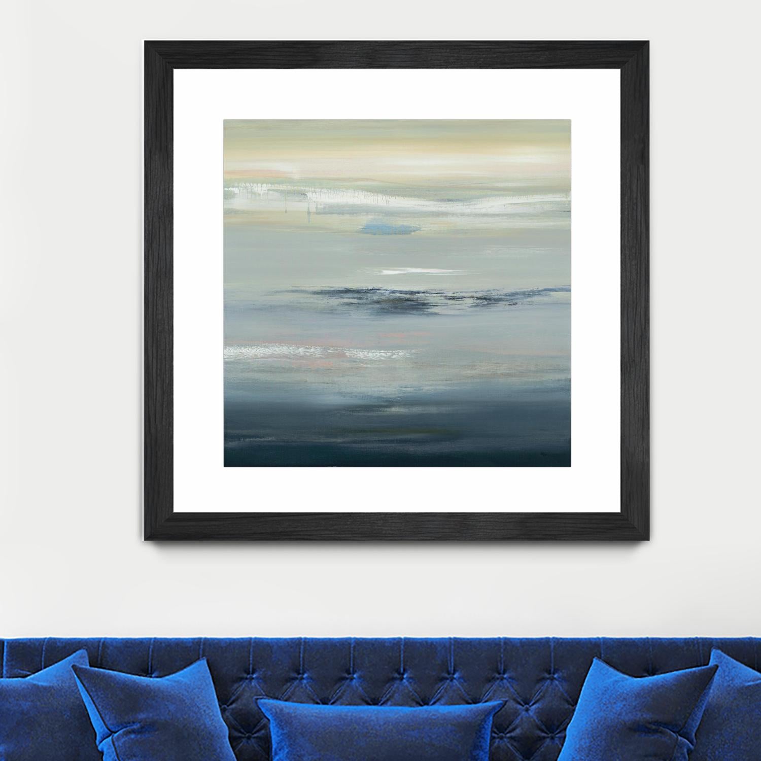 In The Calm by Lisa Ridgers on GIANT ART - grays abstract landscape abstract landscapes