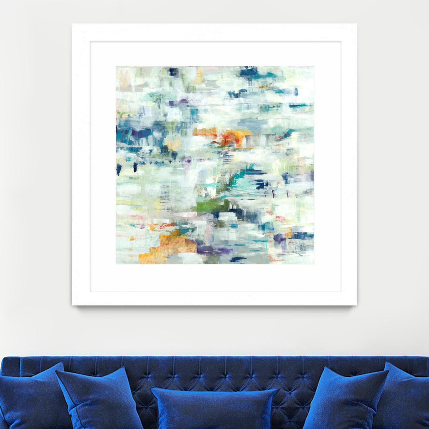 Conclusion Of The Day by Lisa Ridgers on GIANT ART - whites & creams abstract white