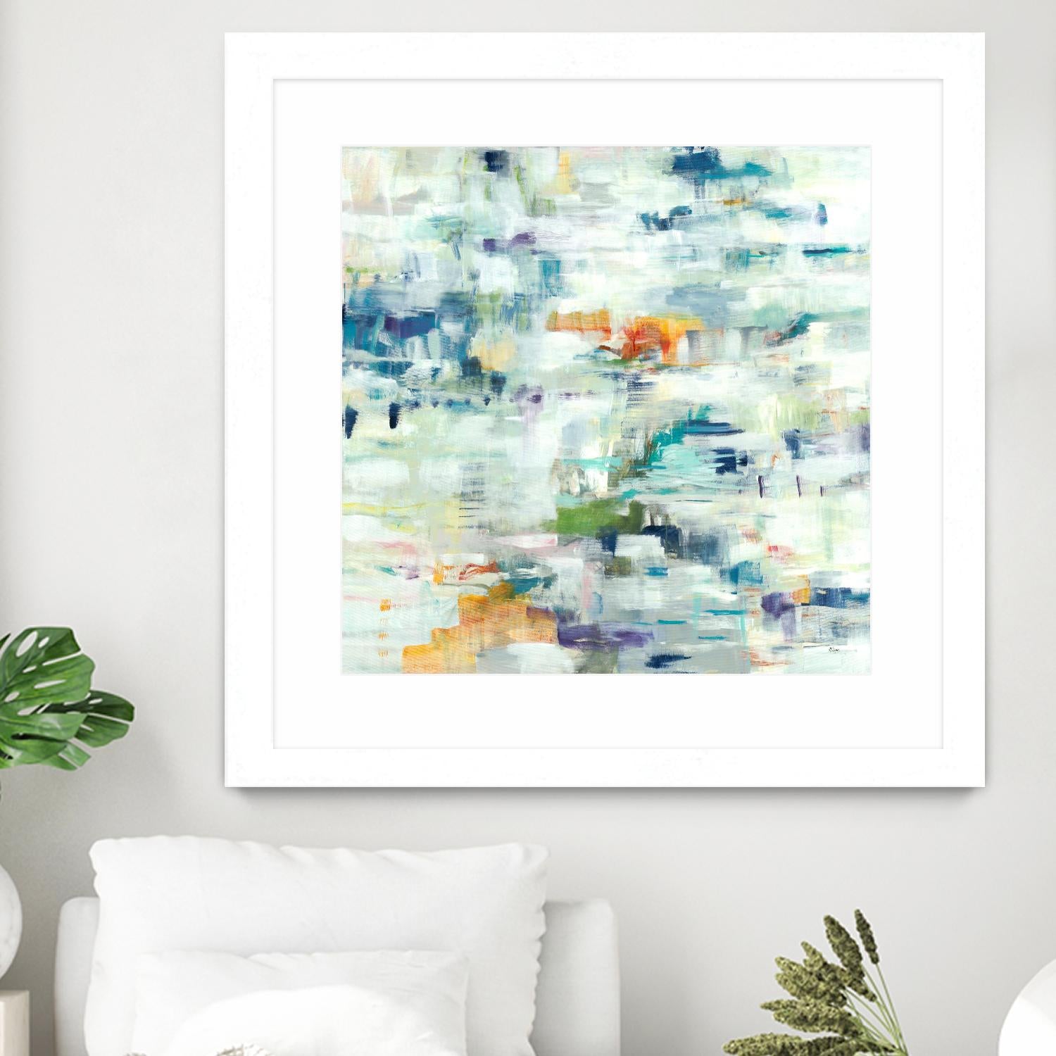 Conclusion Of The Day by Lisa Ridgers on GIANT ART - whites & creams abstract white