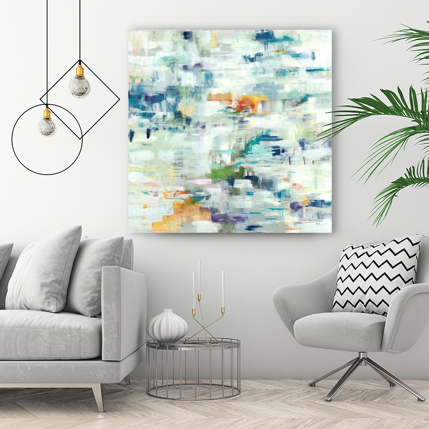 Conclusion Of The Day by Lisa Ridgers on GIANT ART - whites & creams abstract white