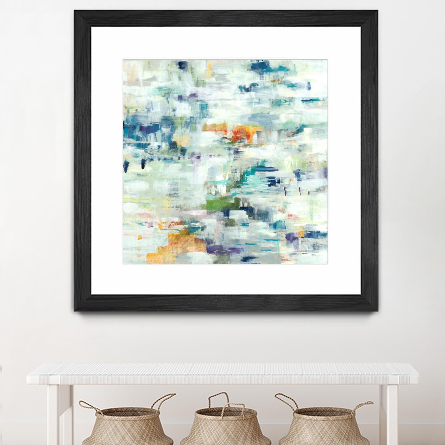 Conclusion Of The Day by Lisa Ridgers on GIANT ART - whites & creams abstract white