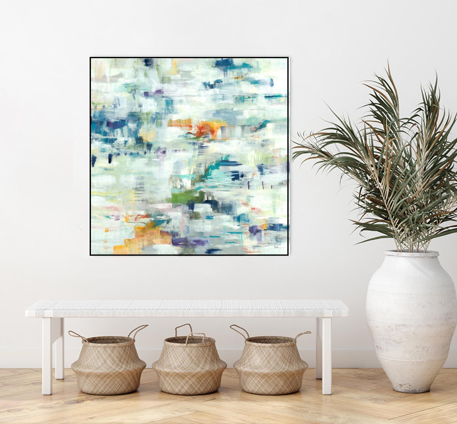 Conclusion Of The Day by Lisa Ridgers on GIANT ART - whites & creams abstract white