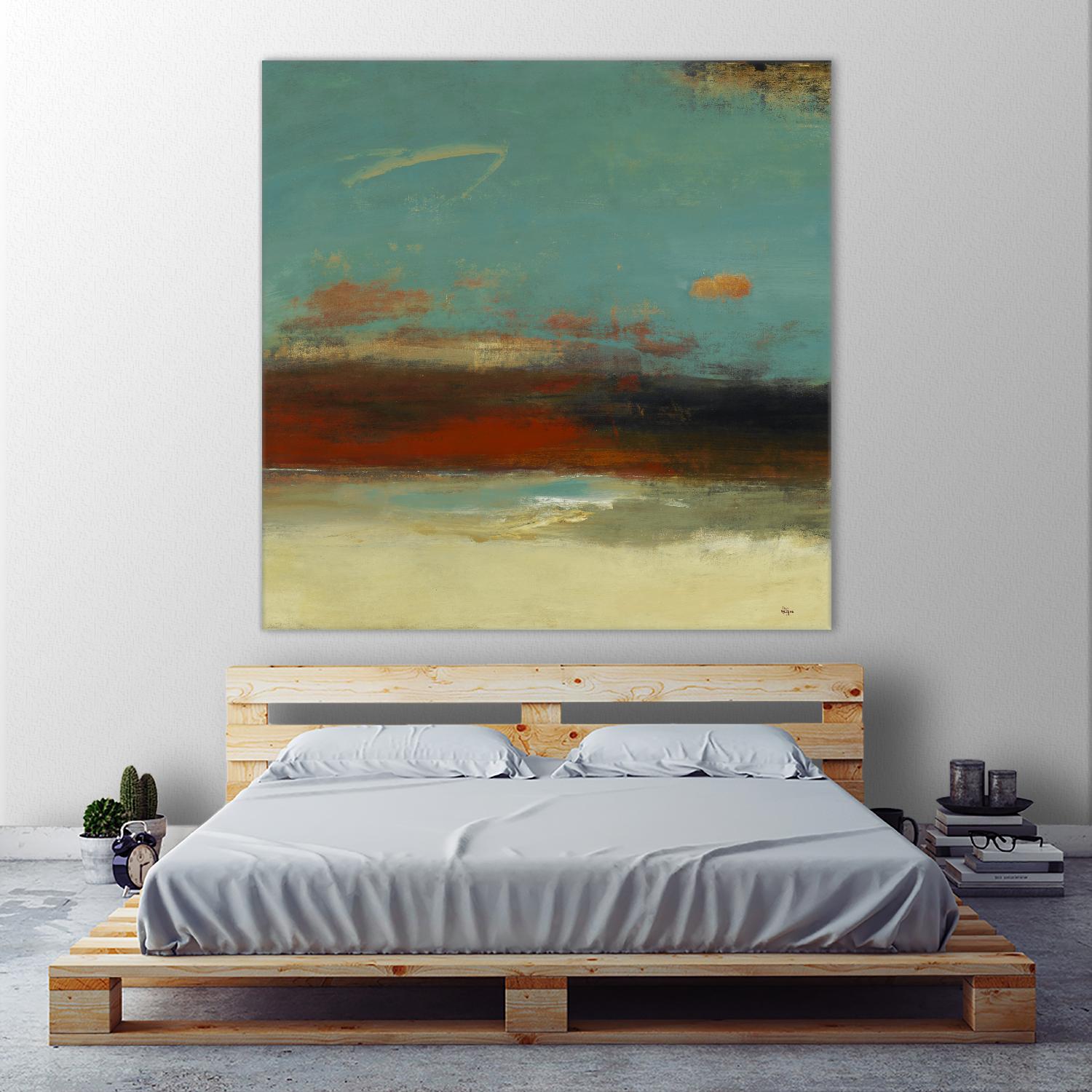 Suggested View by Lisa Ridgers on GIANT ART - rust abstract