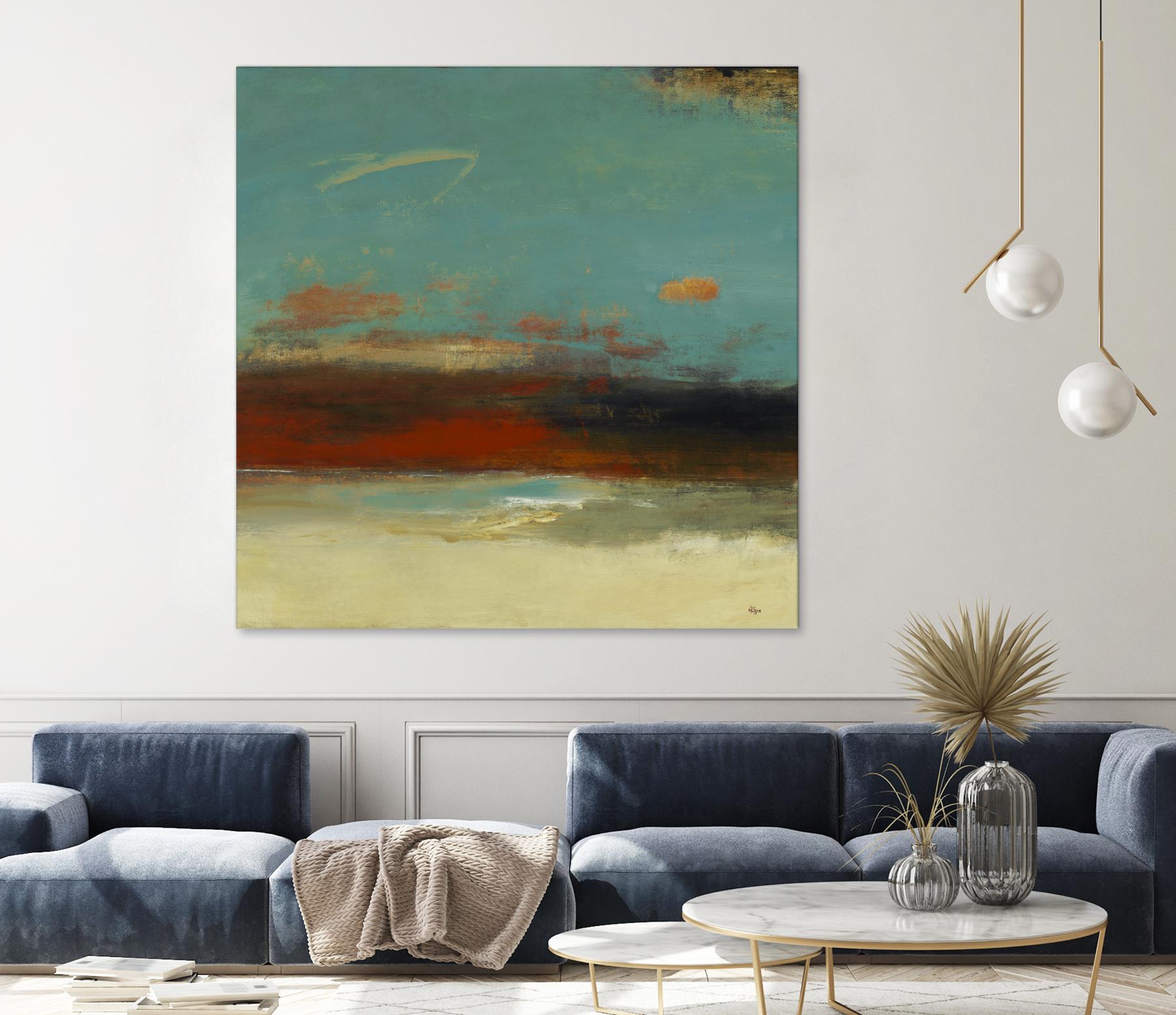 Suggested View by Lisa Ridgers on GIANT ART - rust abstract