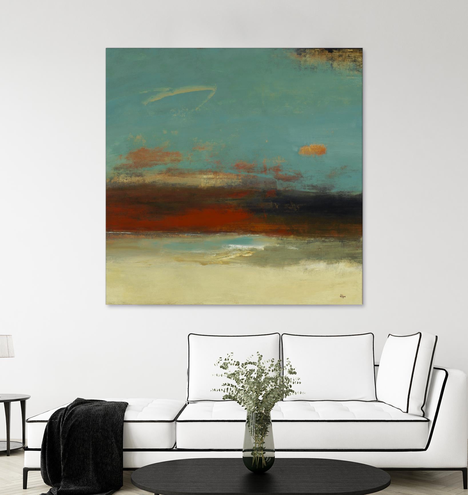 Suggested View by Lisa Ridgers on GIANT ART - rust abstract