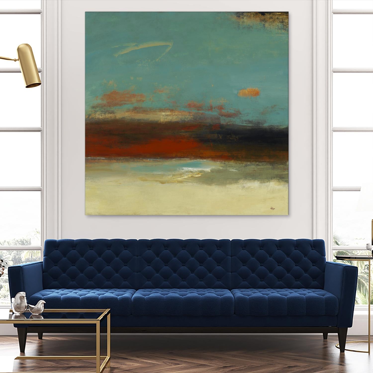 Suggested View by Lisa Ridgers on GIANT ART - rust abstract