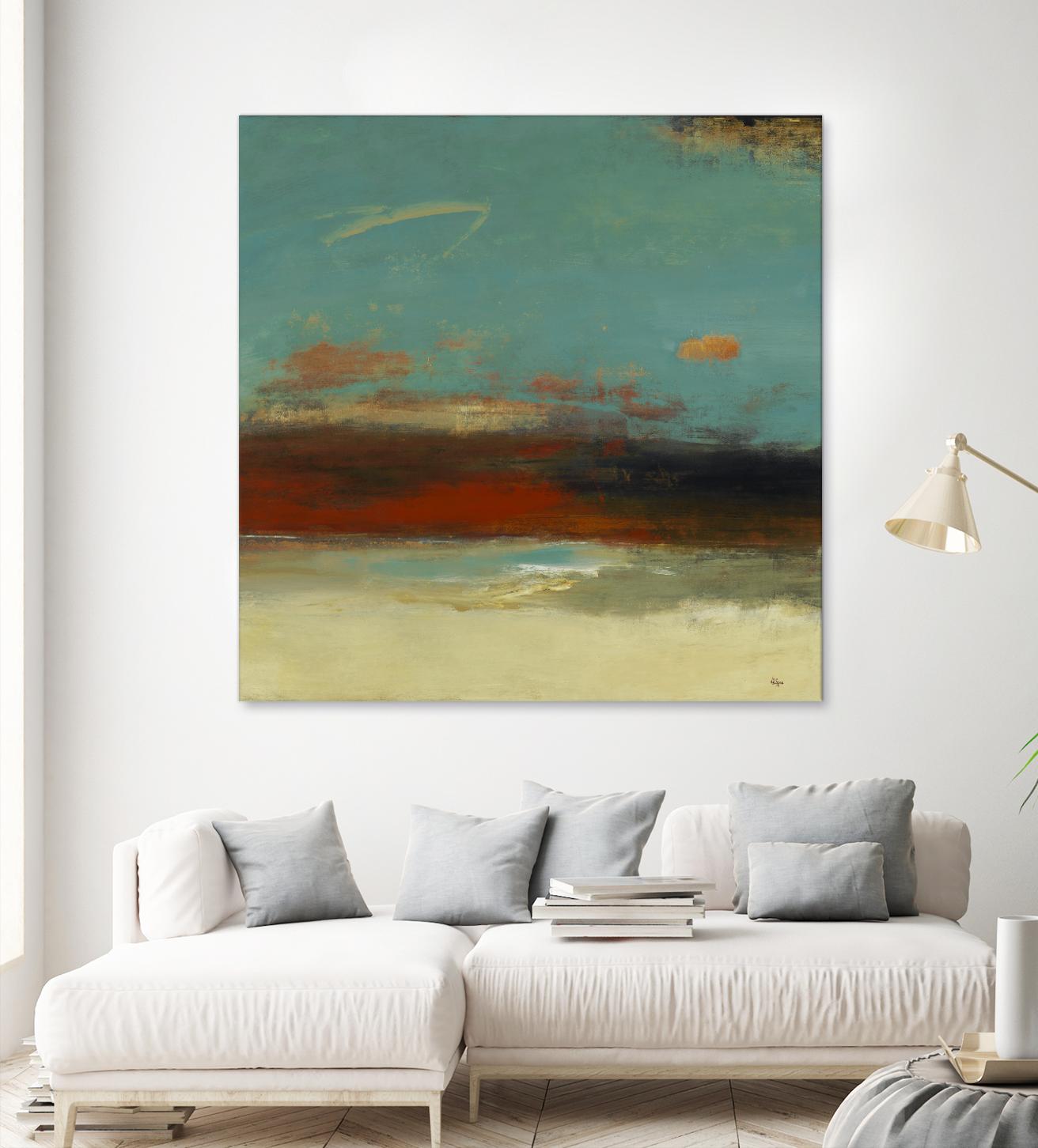 Suggested View by Lisa Ridgers on GIANT ART - rust abstract