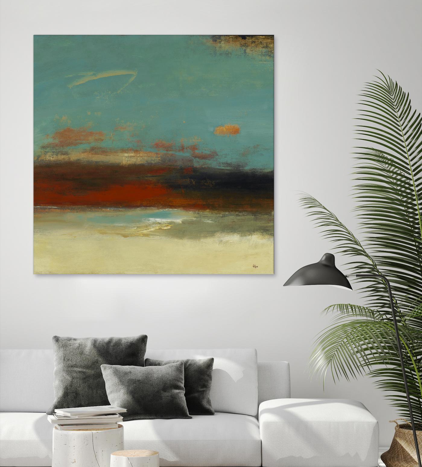 Suggested View by Lisa Ridgers on GIANT ART - rust abstract